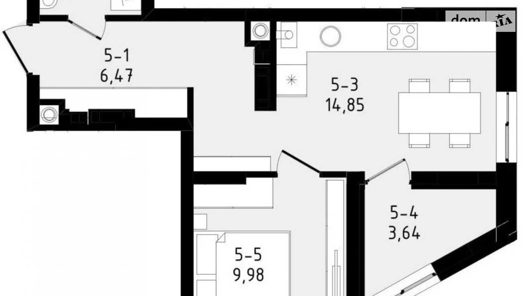 Продається 1-кімнатна квартира 40 кв. м у Зубрі, вул. Лісна, 51А - фото 2
