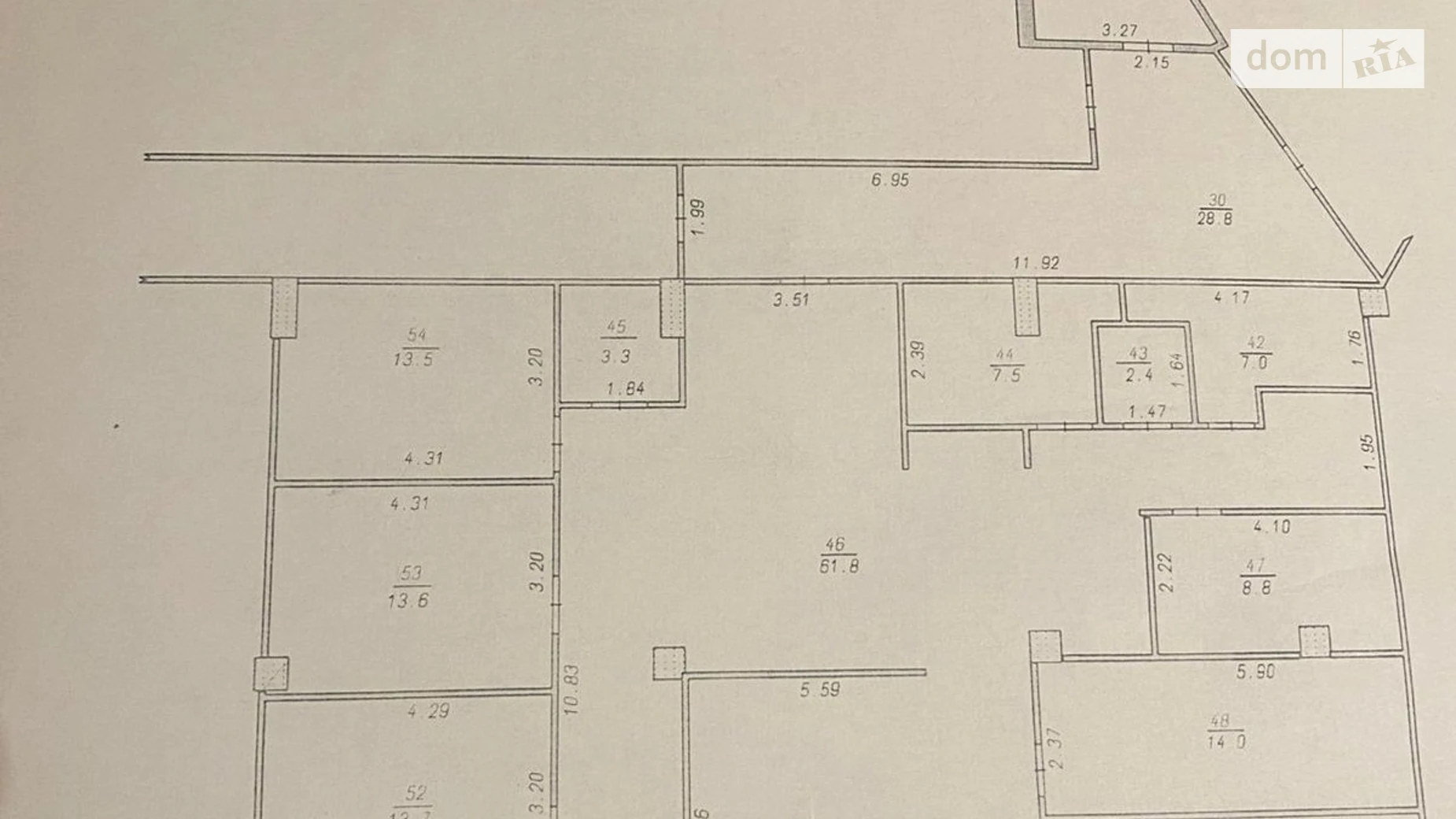 Продается помещения свободного назначения 245 кв. м в 6-этажном здании, цена: 200000 € - фото 3