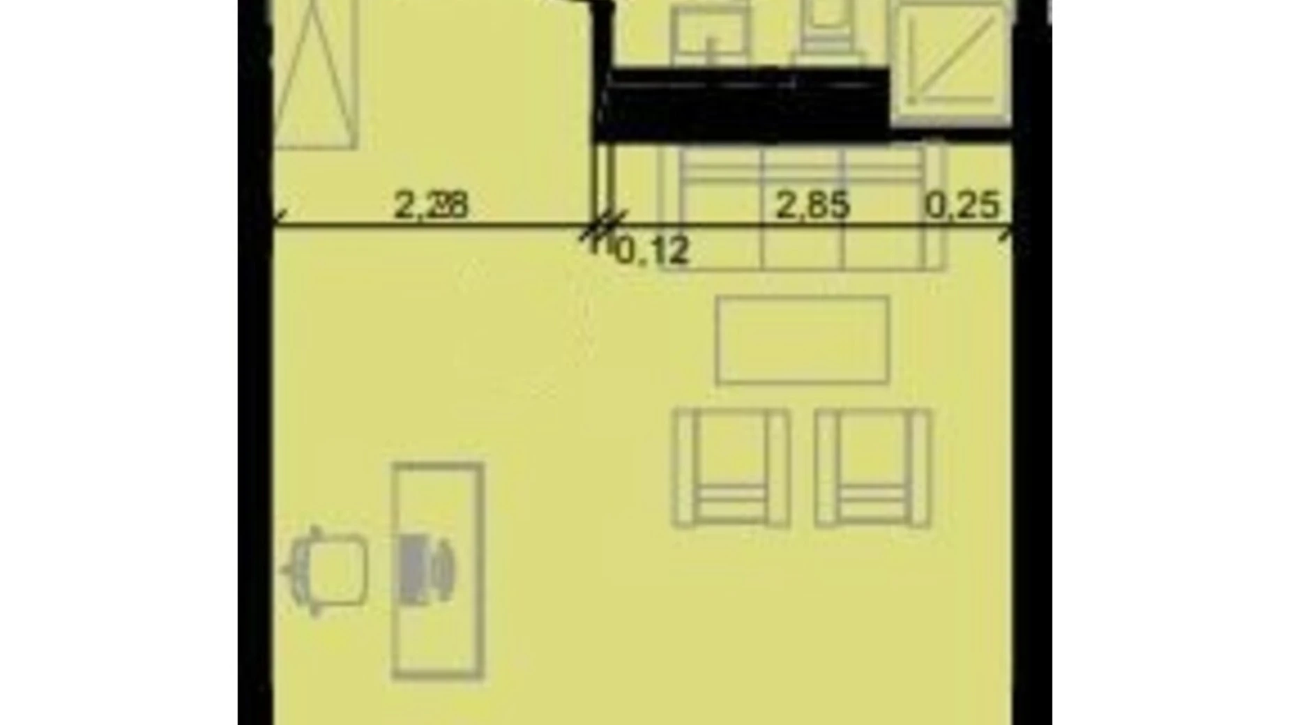 Продается офис 34.1 кв. м в бизнес-центре, цена: 24744 $ - фото 2