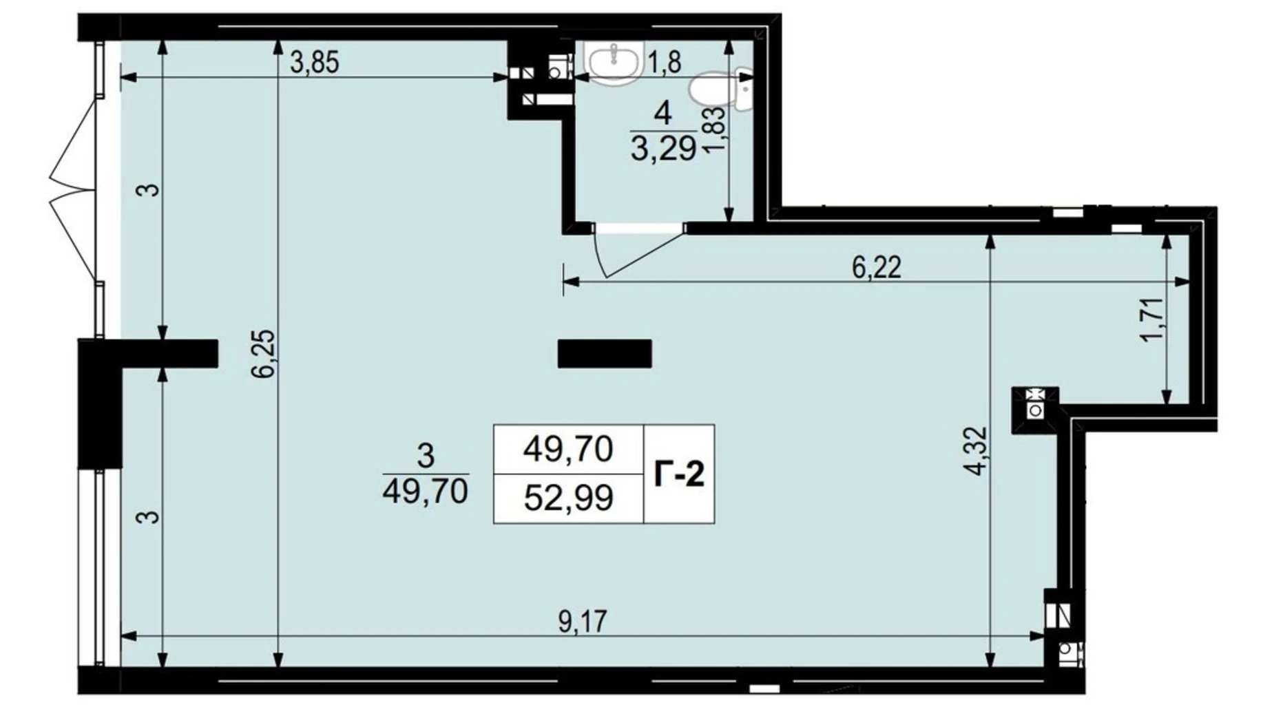 ул. Стецька Ярослава, 20Б Центр Тернополь ЖК  на Стецько, цена: 84784 $ - фото 2
