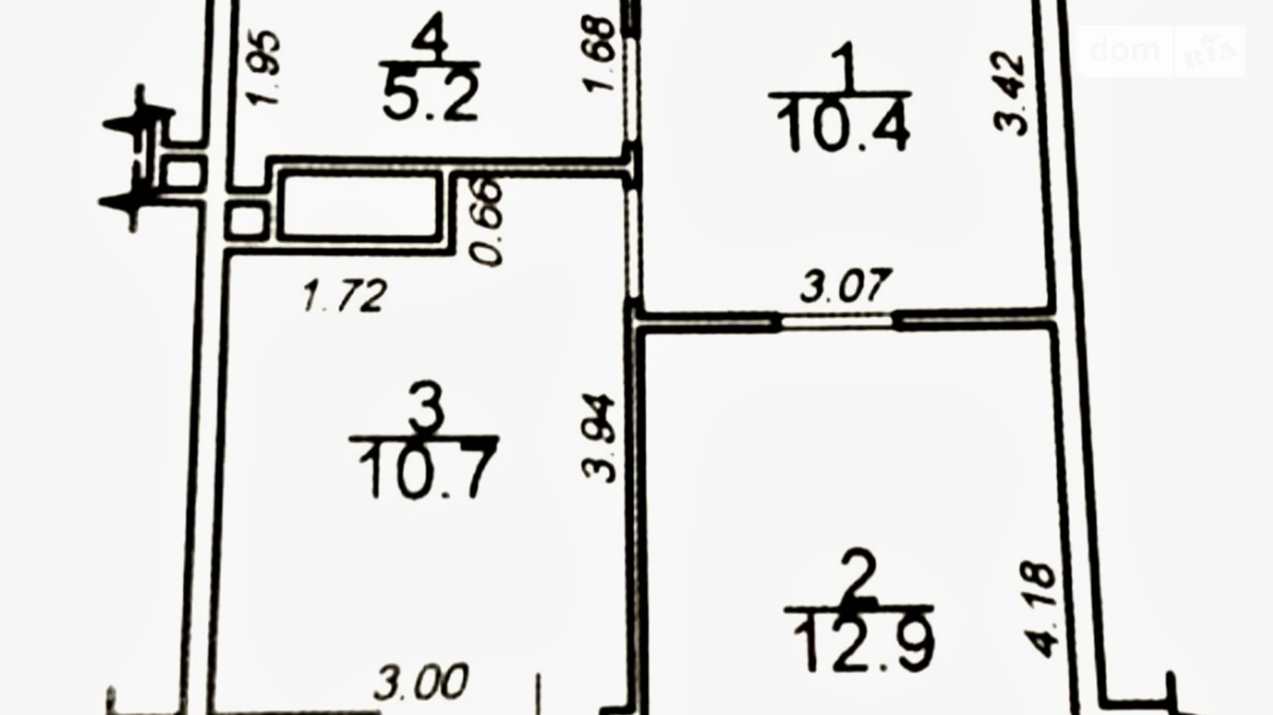 Продается 1-комнатная квартира 41 кв. м в Одессе, ул. Краснова - фото 2