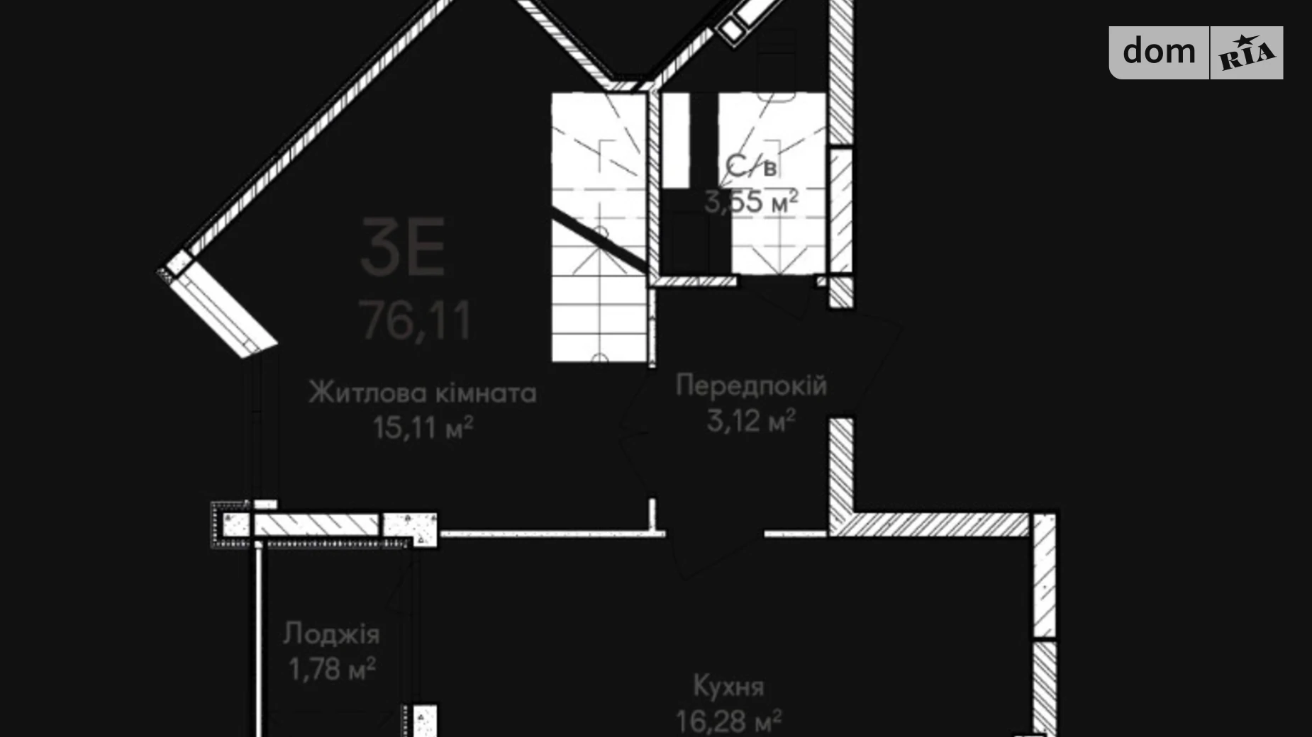 Продається 3-кімнатна квартира 80 кв. м у Ірпені, вул. Ольги Кобилянської(Достоєвського), 1В/13 - фото 5
