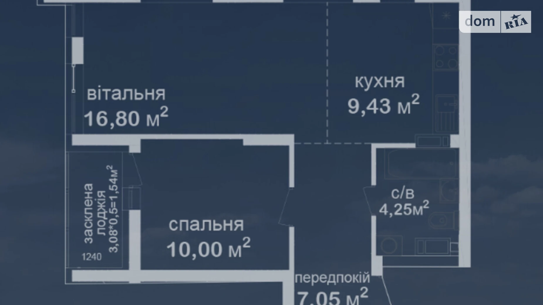 Продається 2-кімнатна квартира 49.07 кв. м у Києві, вул. Академіка Заболотного, 152 - фото 4