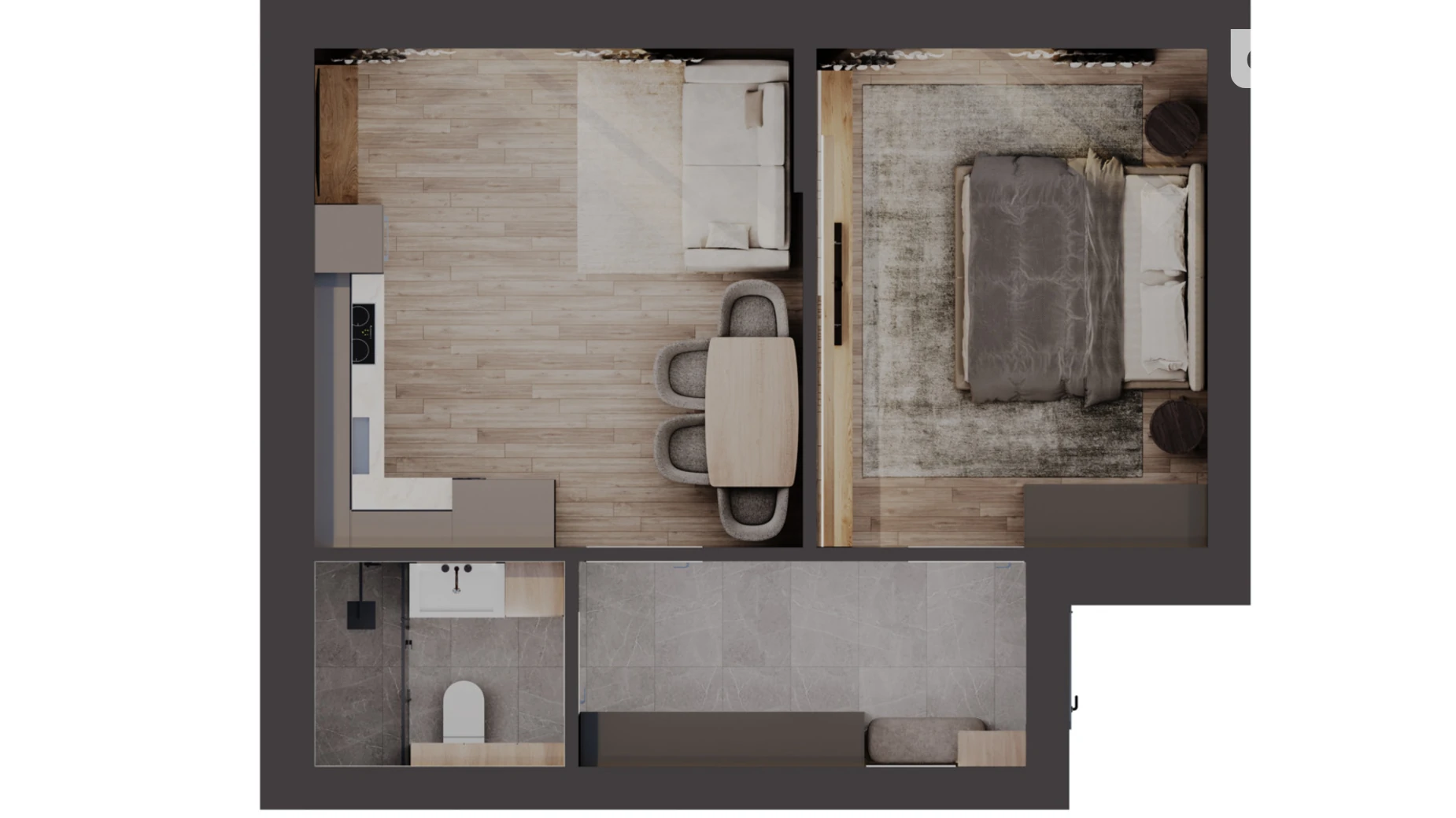 Продается 1-комнатная квартира 45 кв. м в Чагоре, ул. Международная - фото 5