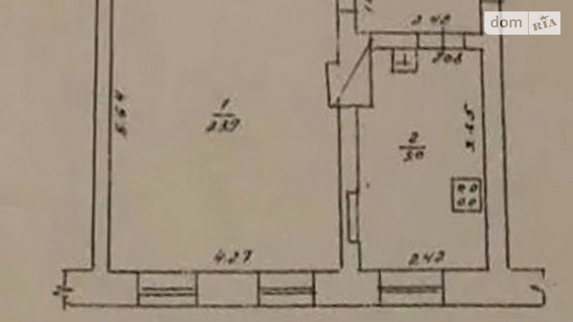 Продается 1-комнатная квартира 37 кв. м в Одессе, ул. Базарная, 78 - фото 2