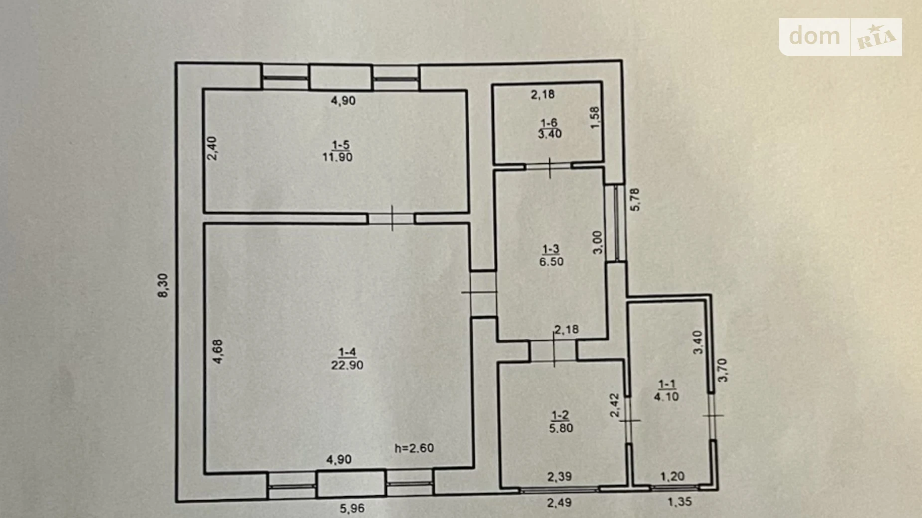 Продается одноэтажный дом 75.2 кв. м с балконом, цена: 28000 $ - фото 2
