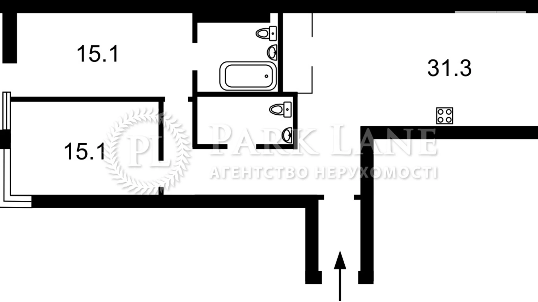 Продается 1-комнатная квартира 81.8 кв. м в Киеве, просп. Берестейский(Победы), 42А - фото 3