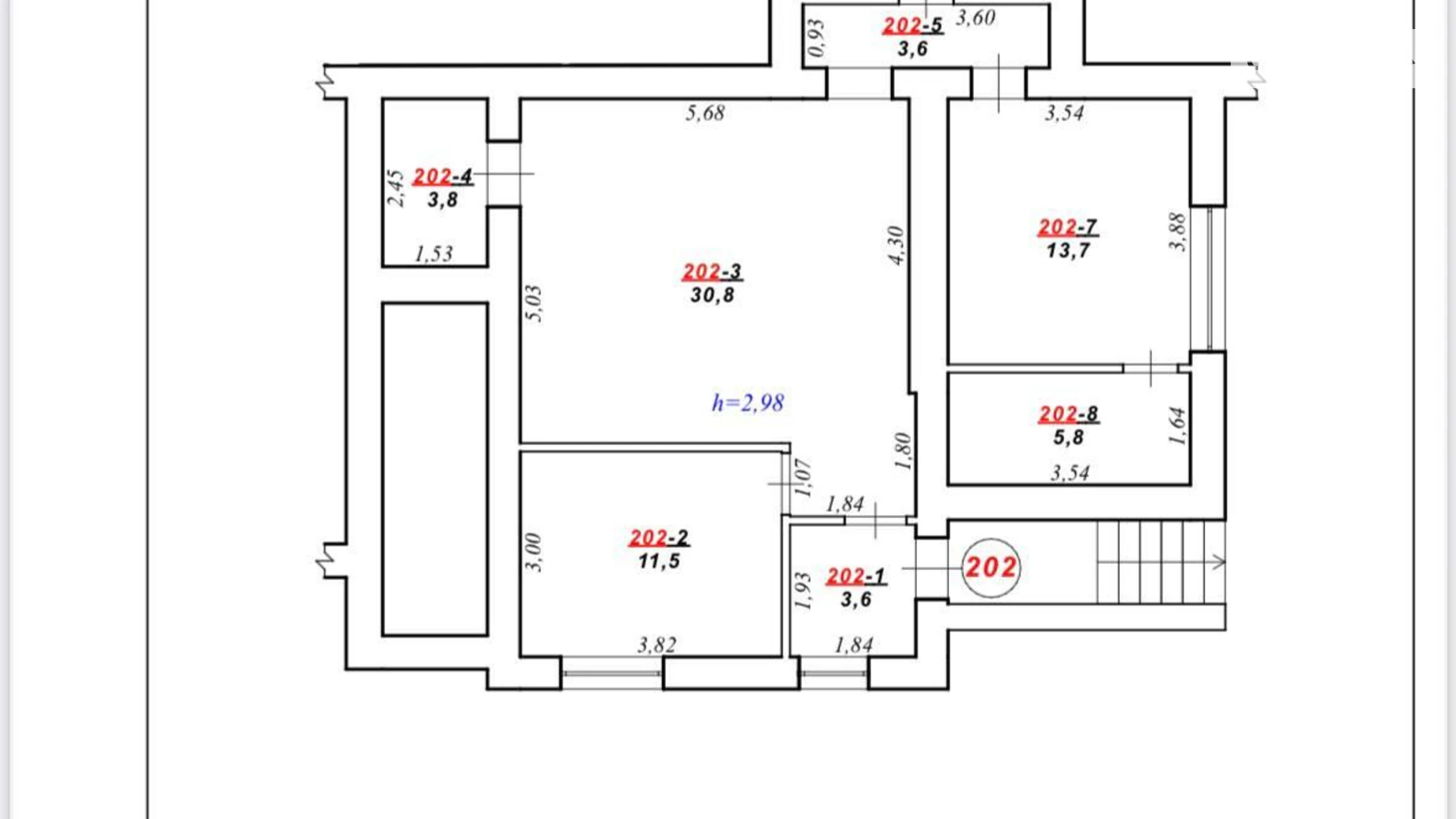 Продается 3-комнатная квартира 78 кв. м в Давыдове, ул. Галицкая, 5Б - фото 4