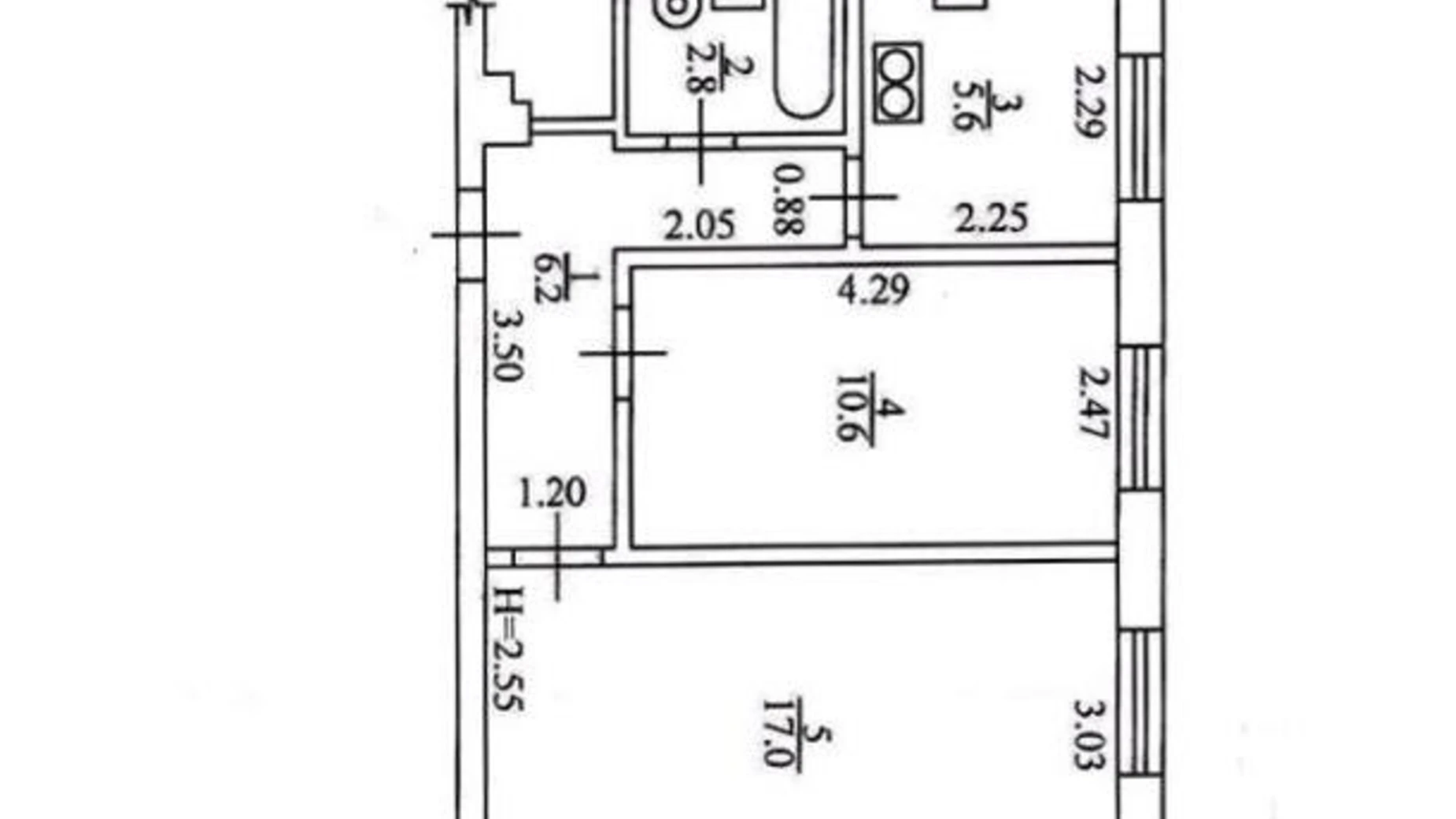 Продается 2-комнатная квартира 42.2 кв. м в Харькове, ул. Каденюка(Танкопия) - фото 5