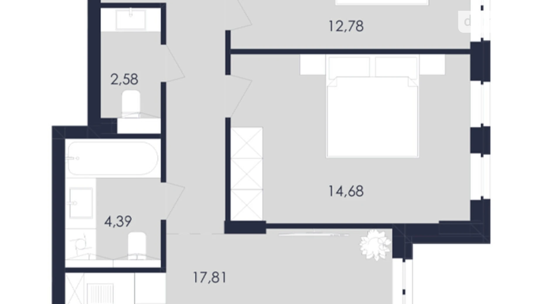 Продается 2-комнатная квартира 64.7 кв. м в Сокольниках, ул. Героев Майдана - фото 2