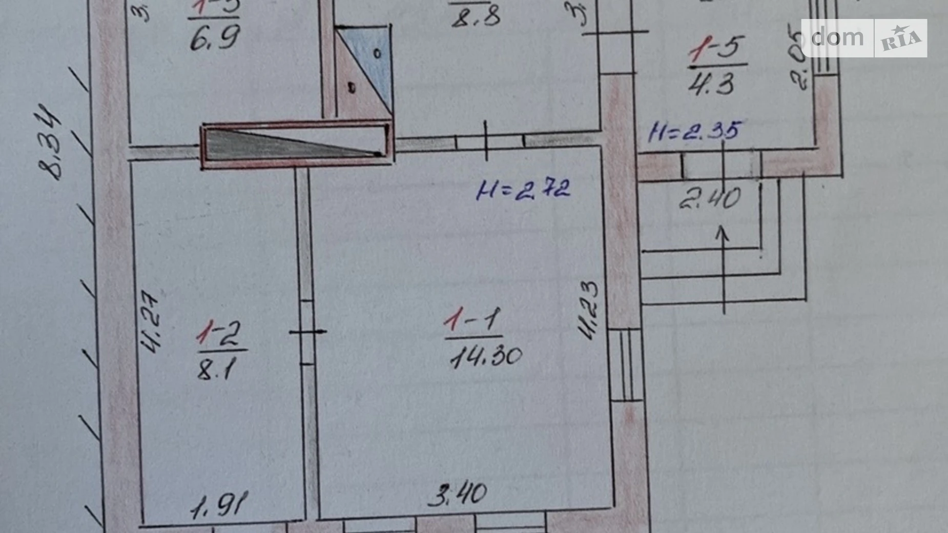 Продается одноэтажный дом 45.4 кв. м с верандой, цена: 12000 $ - фото 4