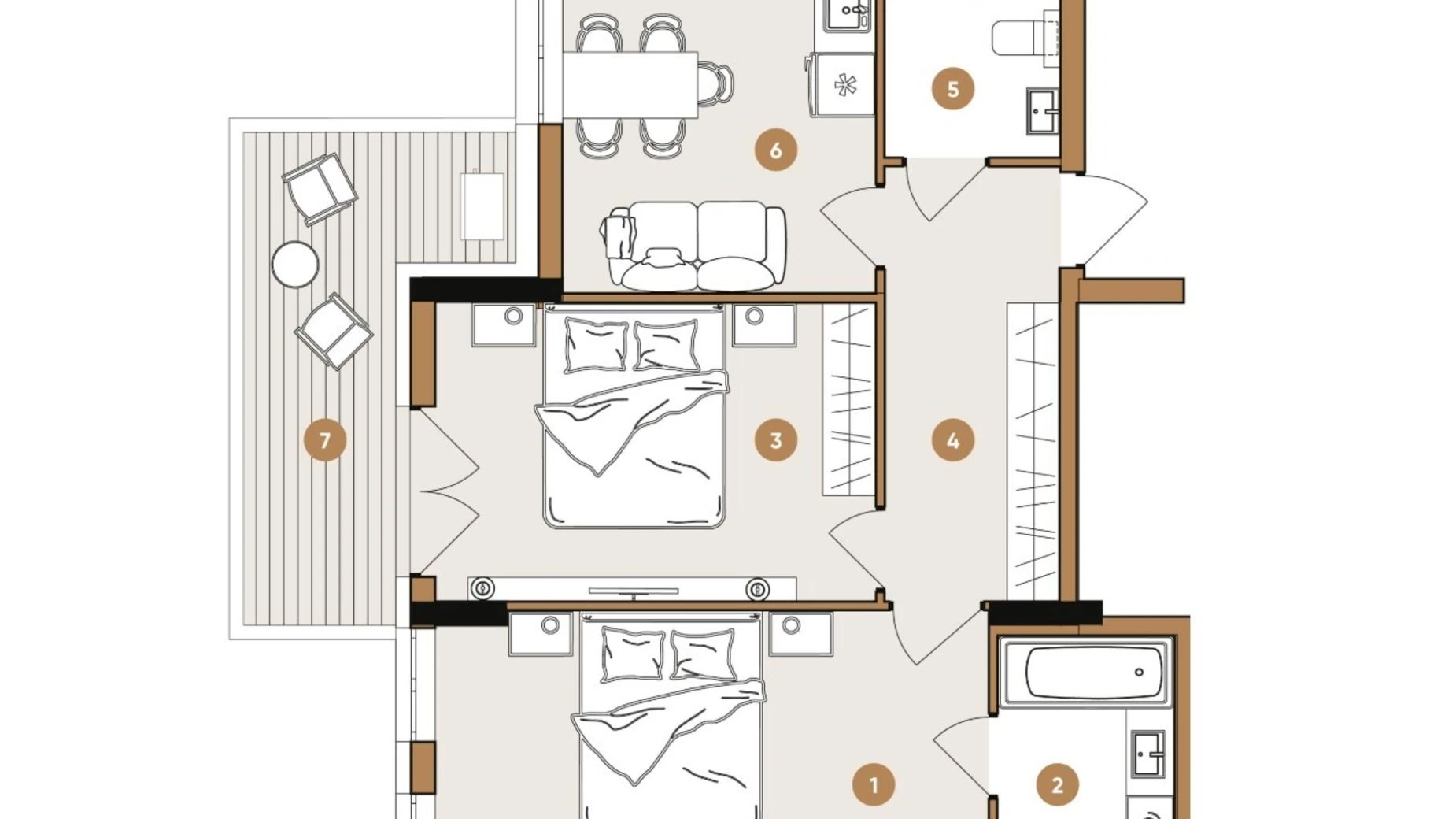 Продается 2-комнатная квартира 71.7 кв. м в Киеве, ул. Олеговская, 36 - фото 2