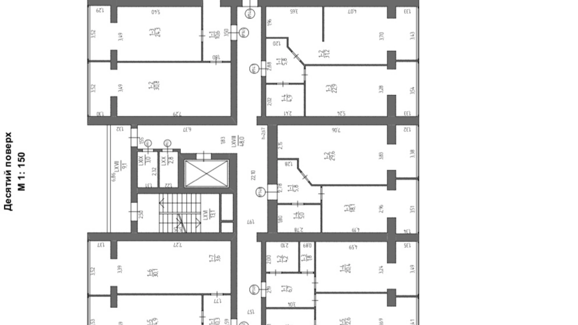 Продається 2-кімнатна квартира 93.4 кв. м у Житомирі, просп. Миру, 36 - фото 3