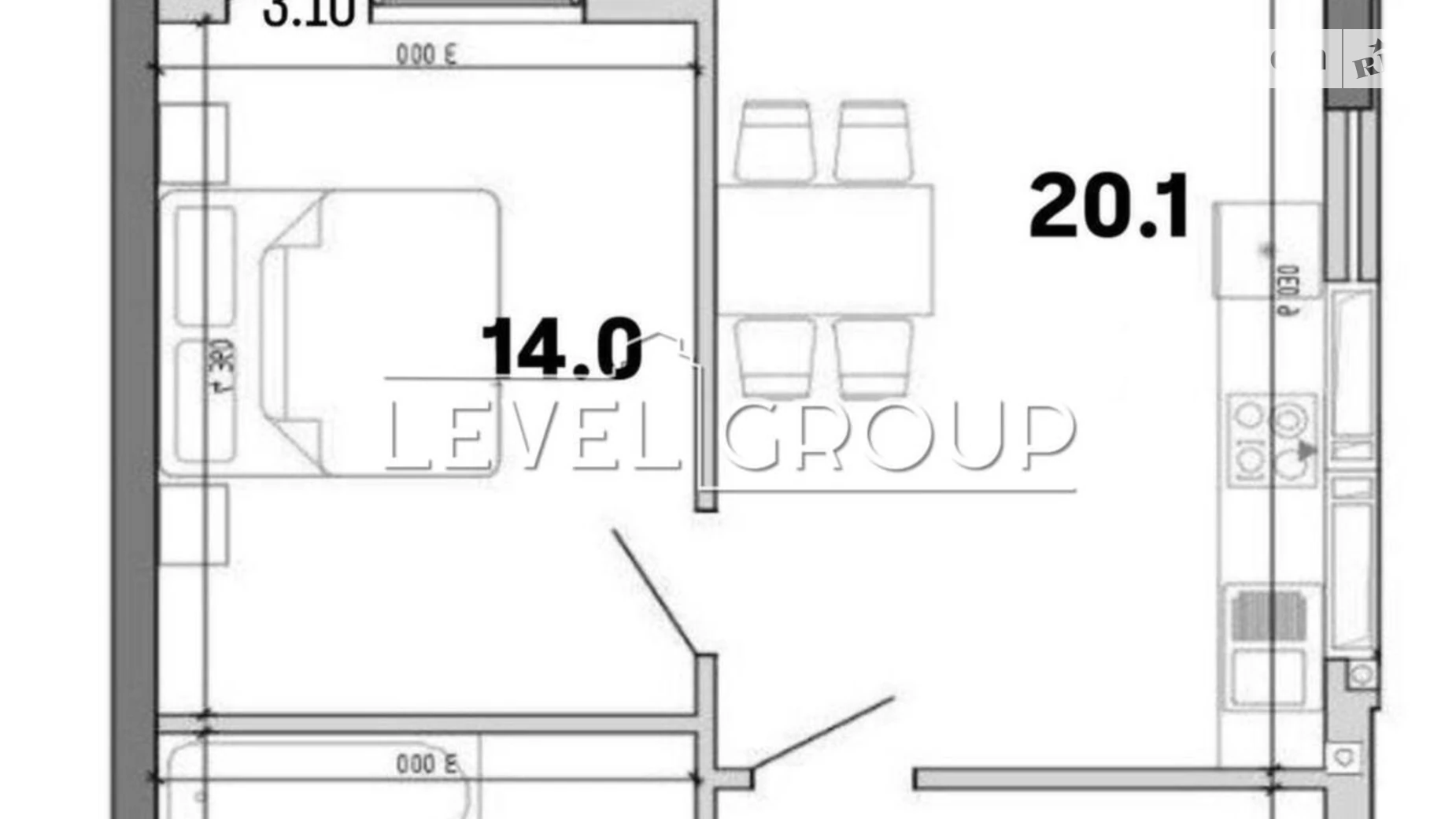 Продается 1-комнатная квартира 50 кв. м в Киеве, ул. Ростиславська(Маршала Рыбалко), 5А - фото 2