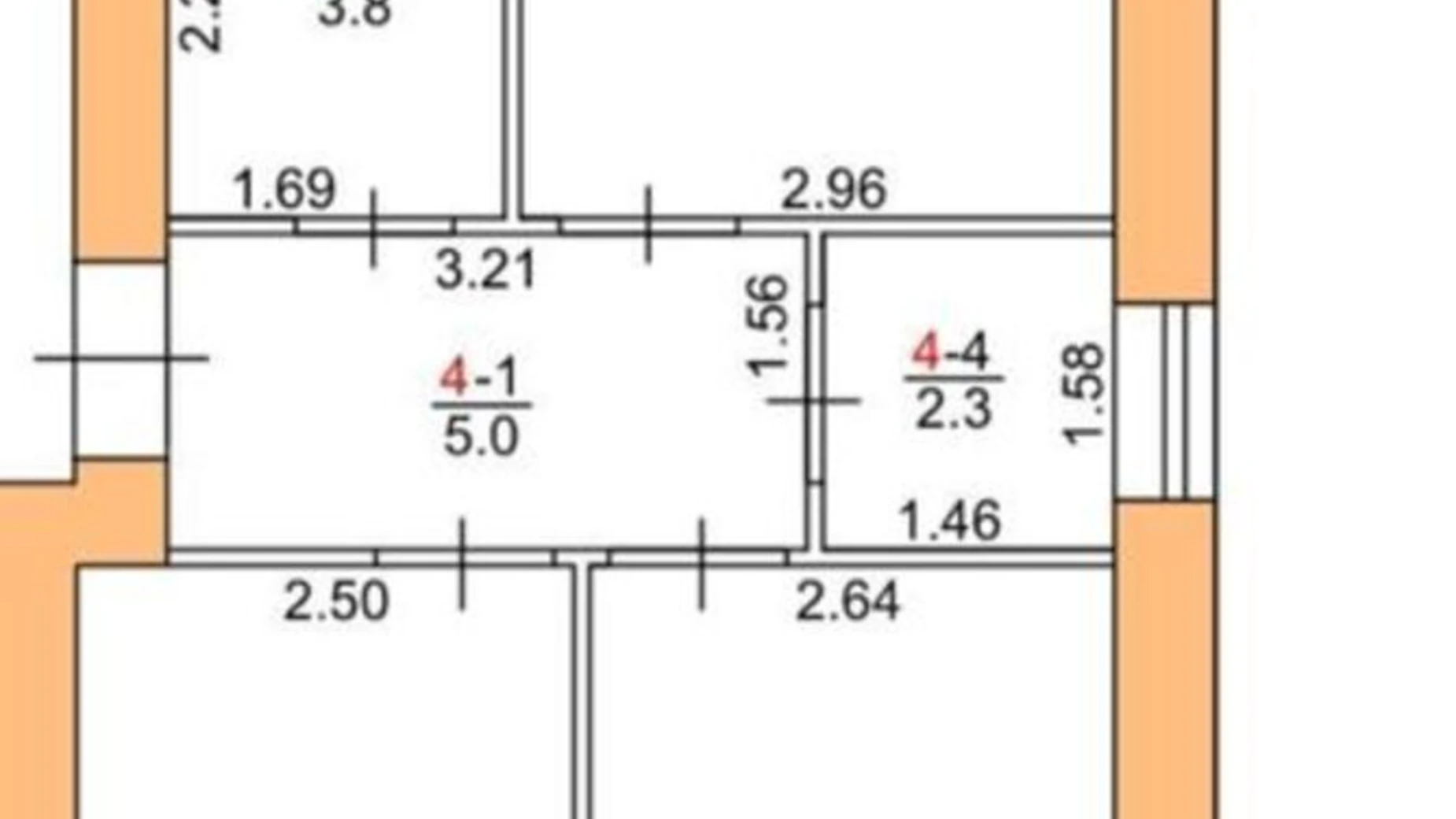 2-комнатная квартира 52 кв. м в Тернополе, ул. Петрушевича - фото 4