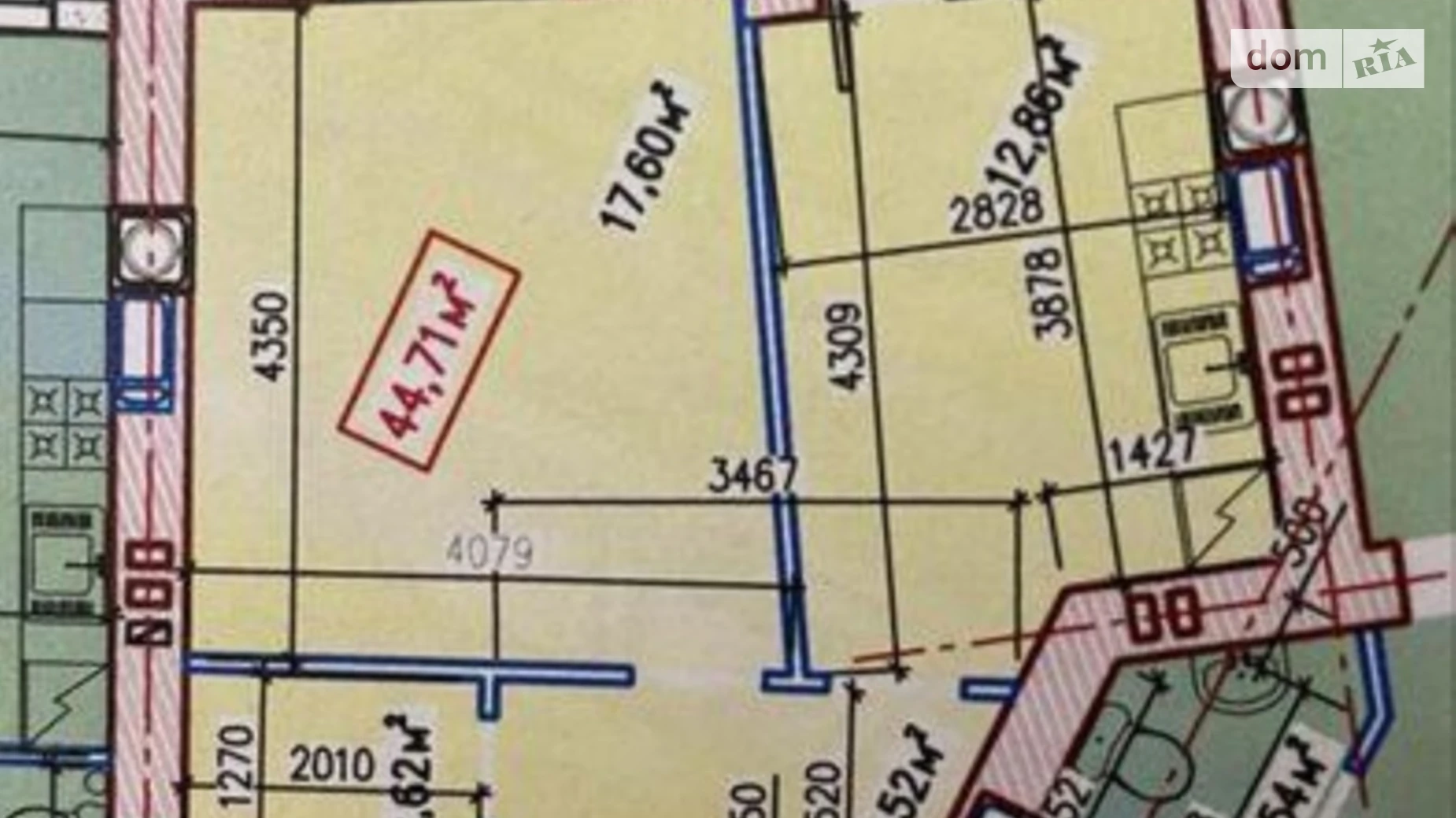 Продается 1-комнатная квартира 44.7 кв. м в Софиевской Борщаговке, просп. Героев Небесной Сотни, 20/10 - фото 2