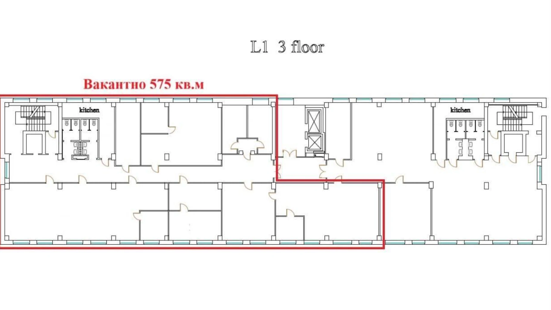 Здається в оренду офіс 575 кв. м в бізнес-центрі, цена: 10925 $ - фото 3