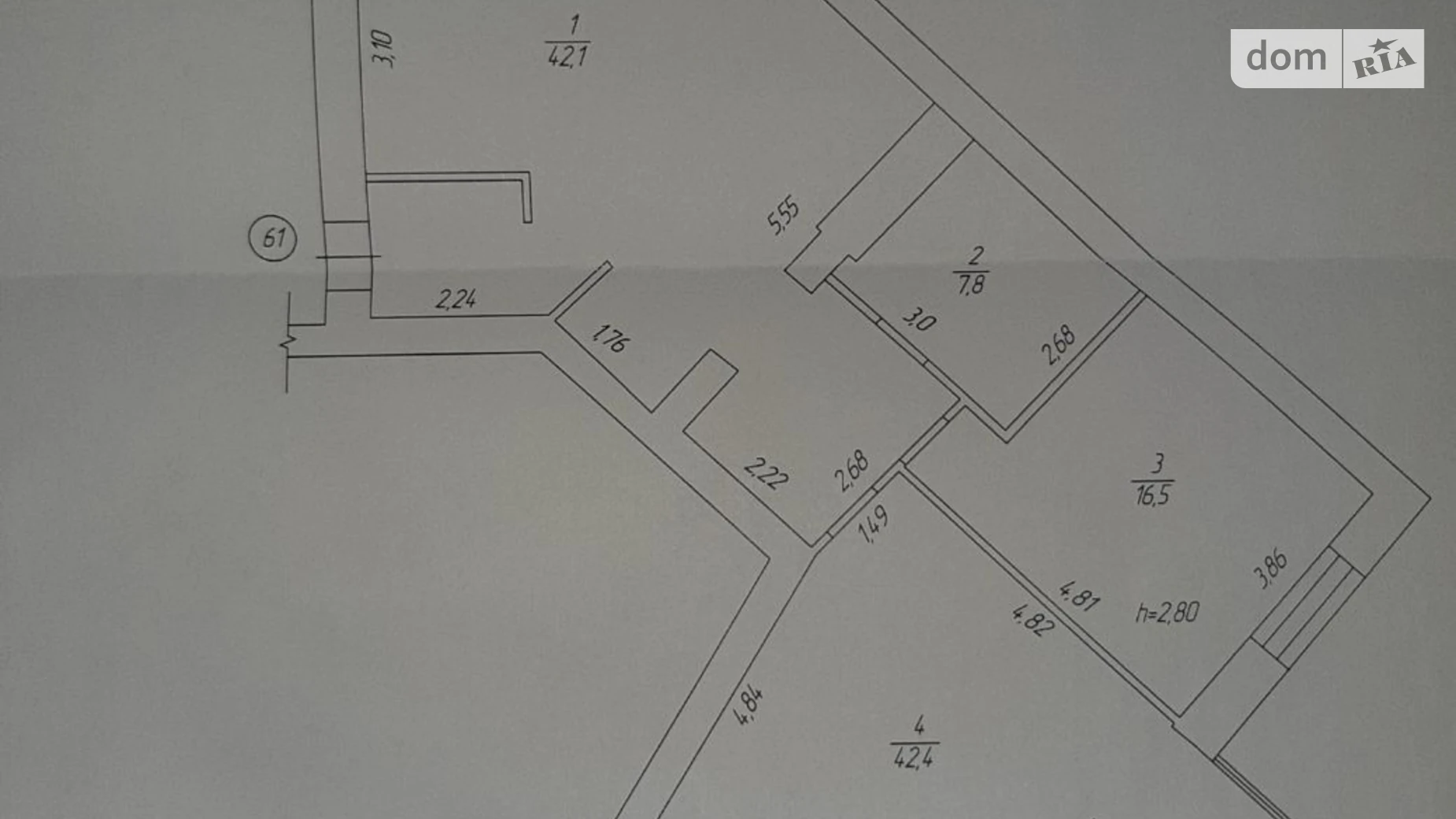 Продается 2-комнатная квартира 108.8 кв. м в Виннице, ул. Вячеслава Черновола, 29 корпус 5 - фото 5