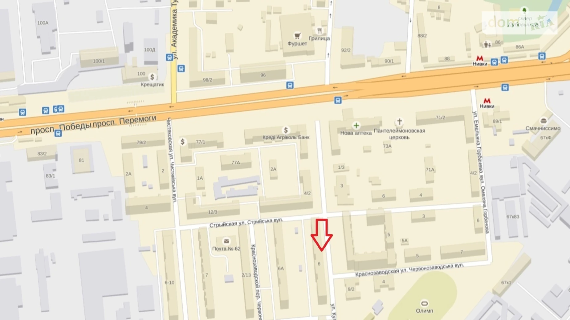 Здається в оренду 1-кімнатна квартира 33 кв. м у Києві, вул. Рене Декарта(Кулібіна), 6 - фото 2