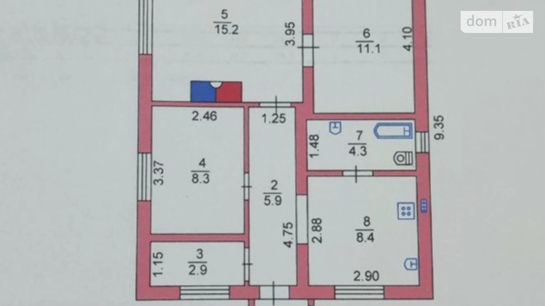 Продается одноэтажный дом 58.9 кв. м с беседкой, цена: 37000 $ - фото 4
