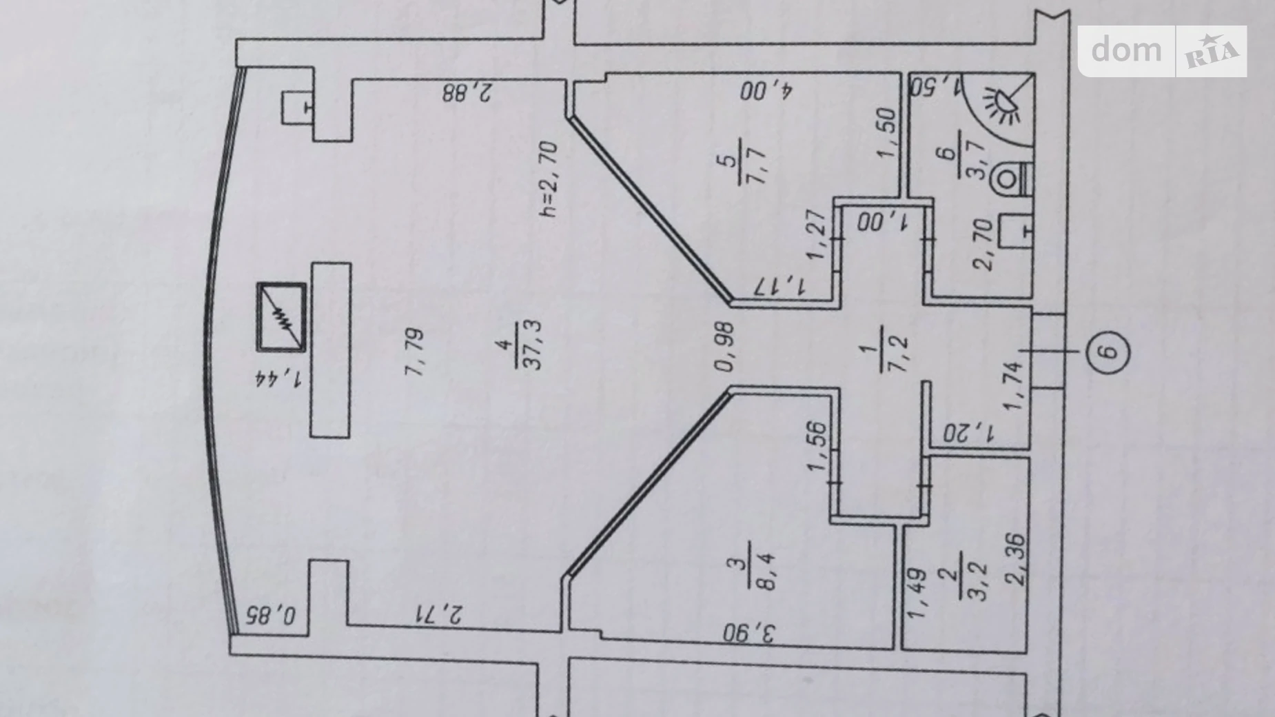 Продається 2-кімнатна квартира 67.5 кв. м у Львові, вул. Пулюя Івана, 40 корпус 6 - фото 2