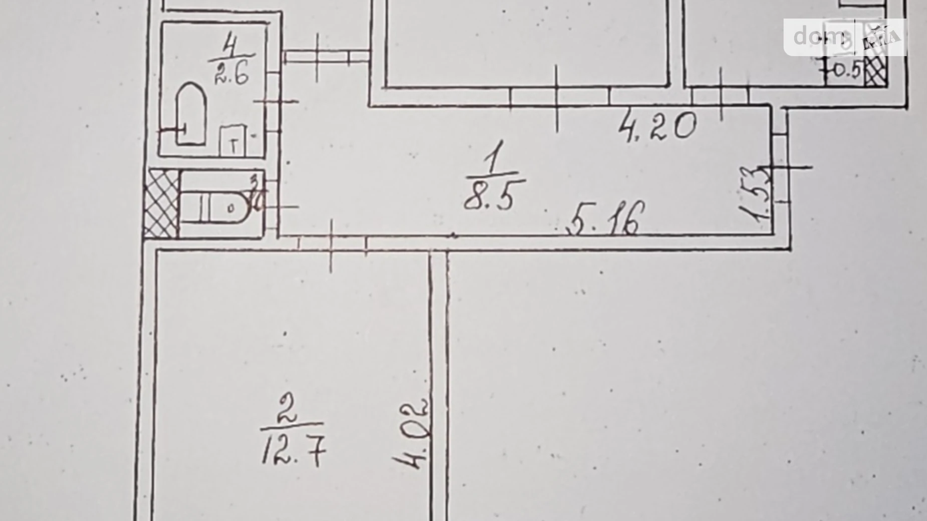 Продається 3-кімнатна квартира 62.6 кв. м у Кривому Розі, вул. Саласюка, 64 - фото 2