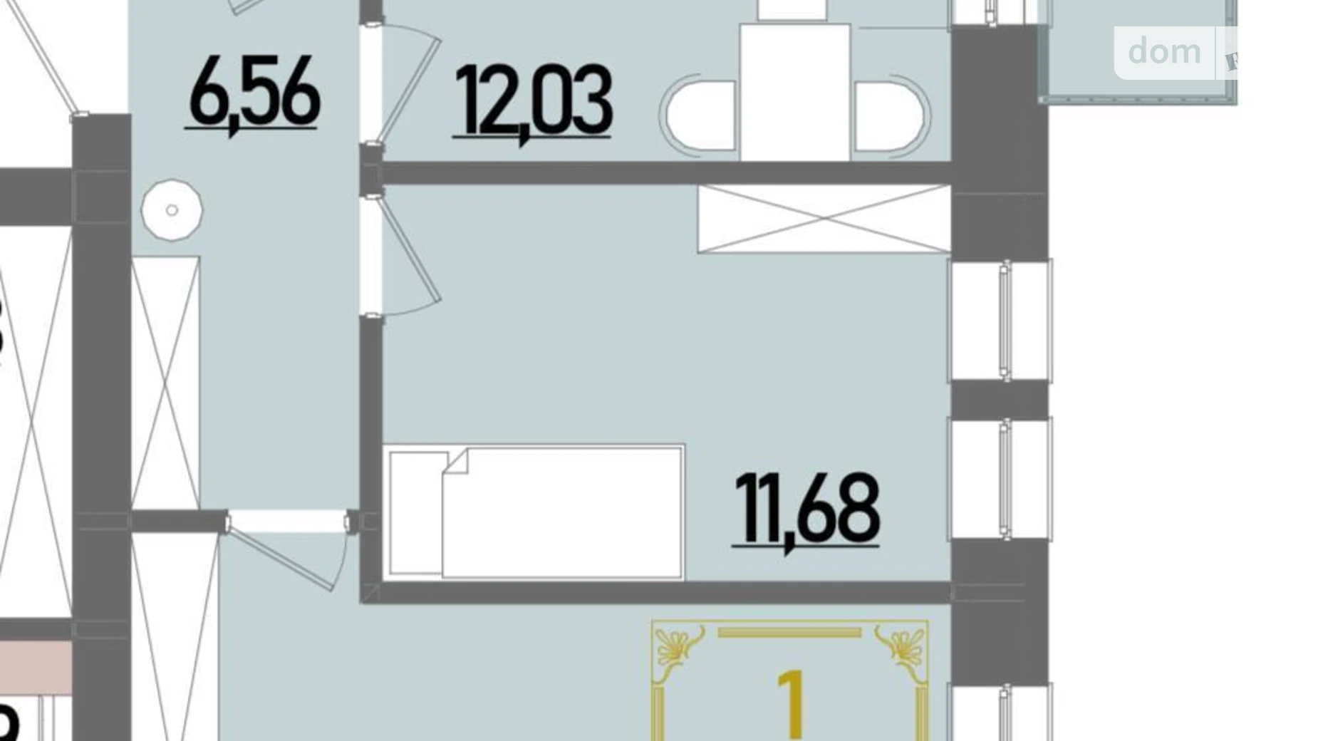 Продается 2-комнатная квартира 55.7 кв. м в Ровно, ул. Березовая - фото 5