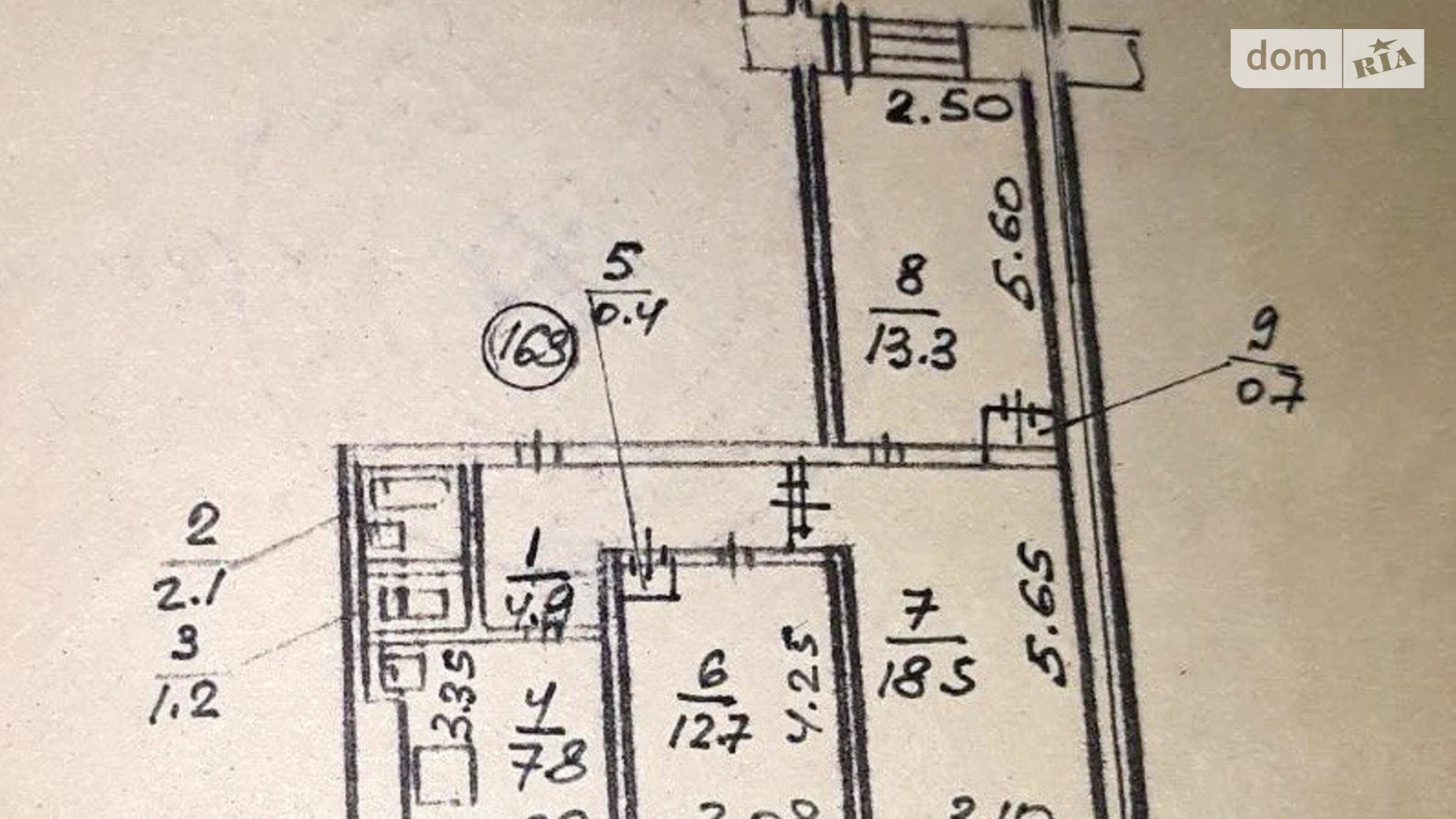 Продается 3-комнатная квартира 64.2 кв. м в Днепре, ул. Диевская(Трофимовых Братьев), 54 - фото 2