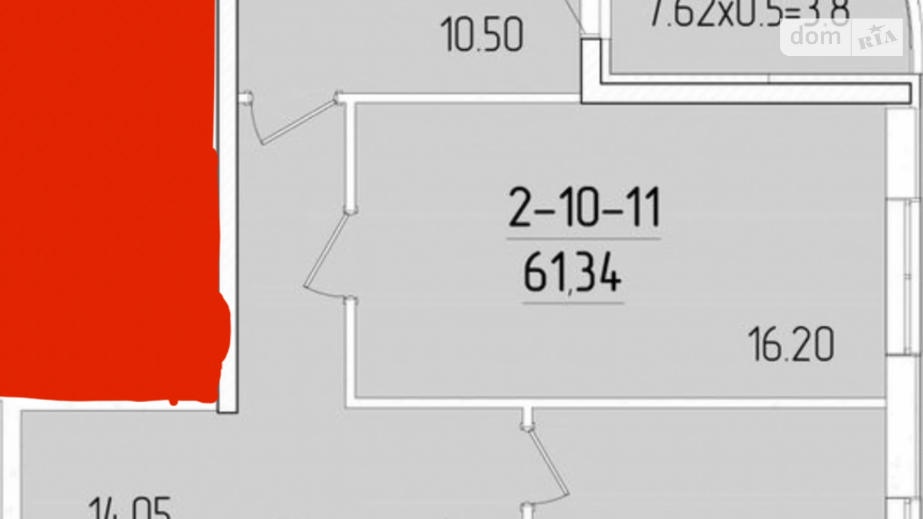 Продается 2-комнатная квартира 61.3 кв. м в Одессе, ул. Краснова, undefined - фото 3