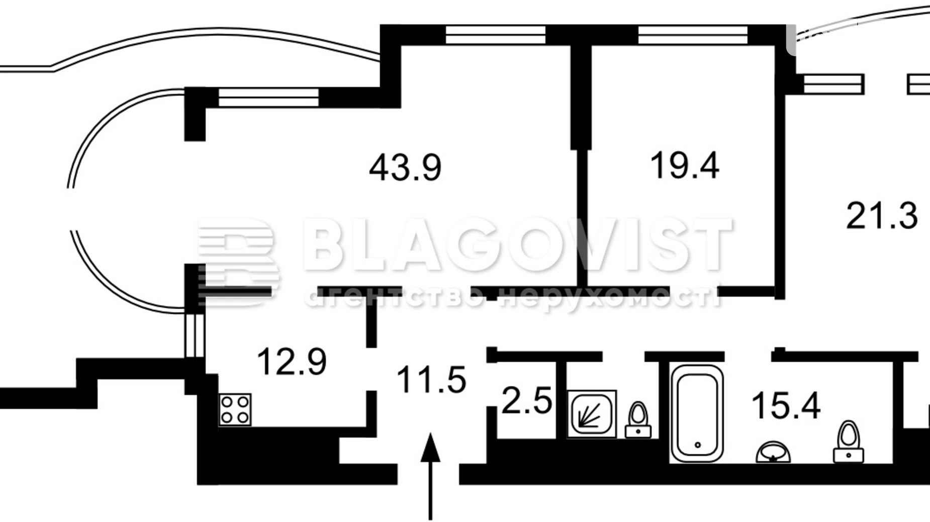 Продается 3-комнатная квартира 150 кв. м в Киеве, цена: 350000 $ - фото 3