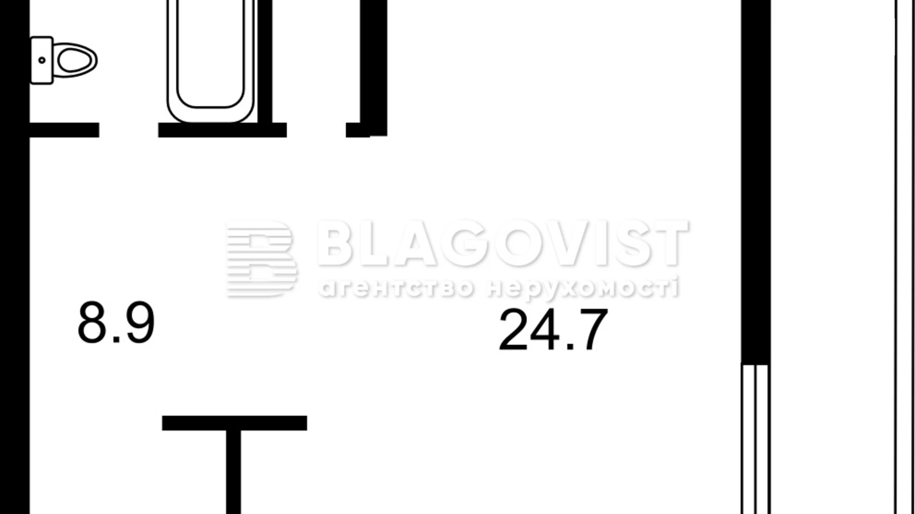 Продается 1-комнатная квартира 65 кв. м в Киеве, ул. Набережно-Рыбальская дорога, 11 - фото 3