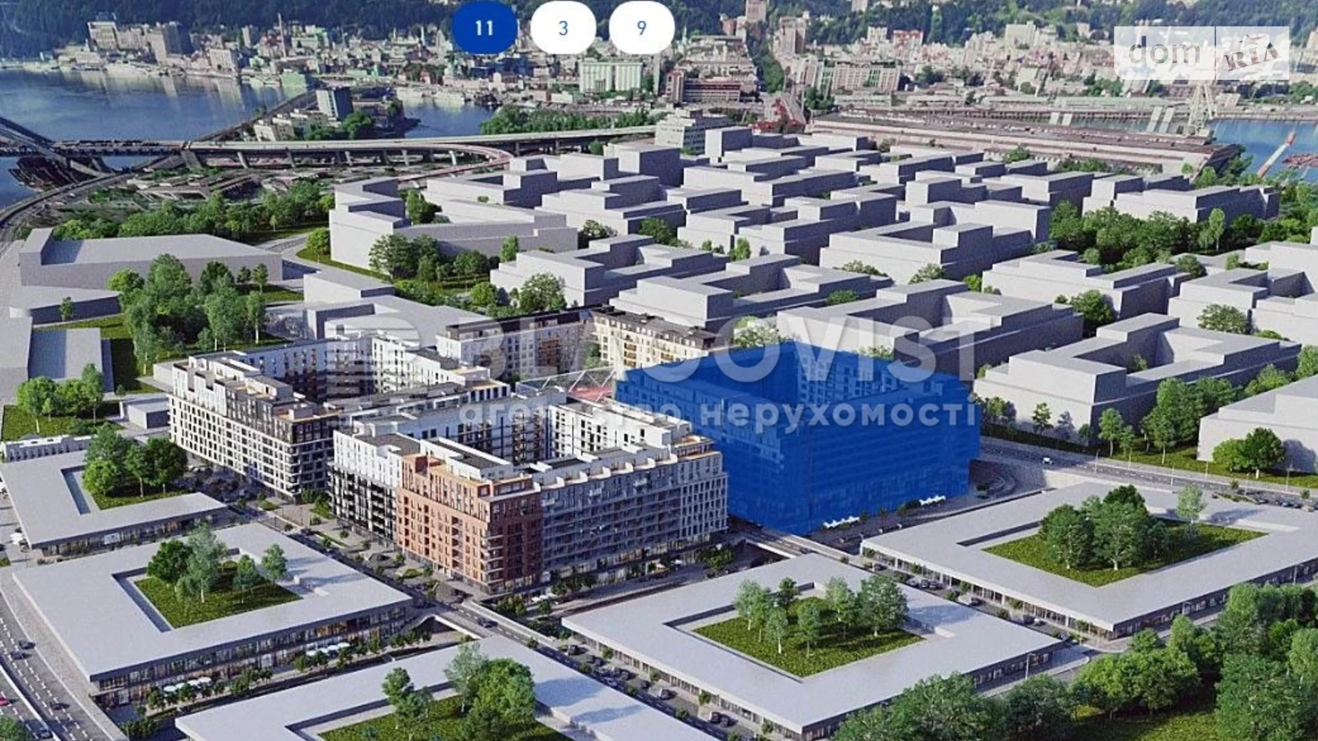 Продается 1-комнатная квартира 72 кв. м в Киеве, ул. Набережно-Рыбальская дорога, 11 - фото 3
