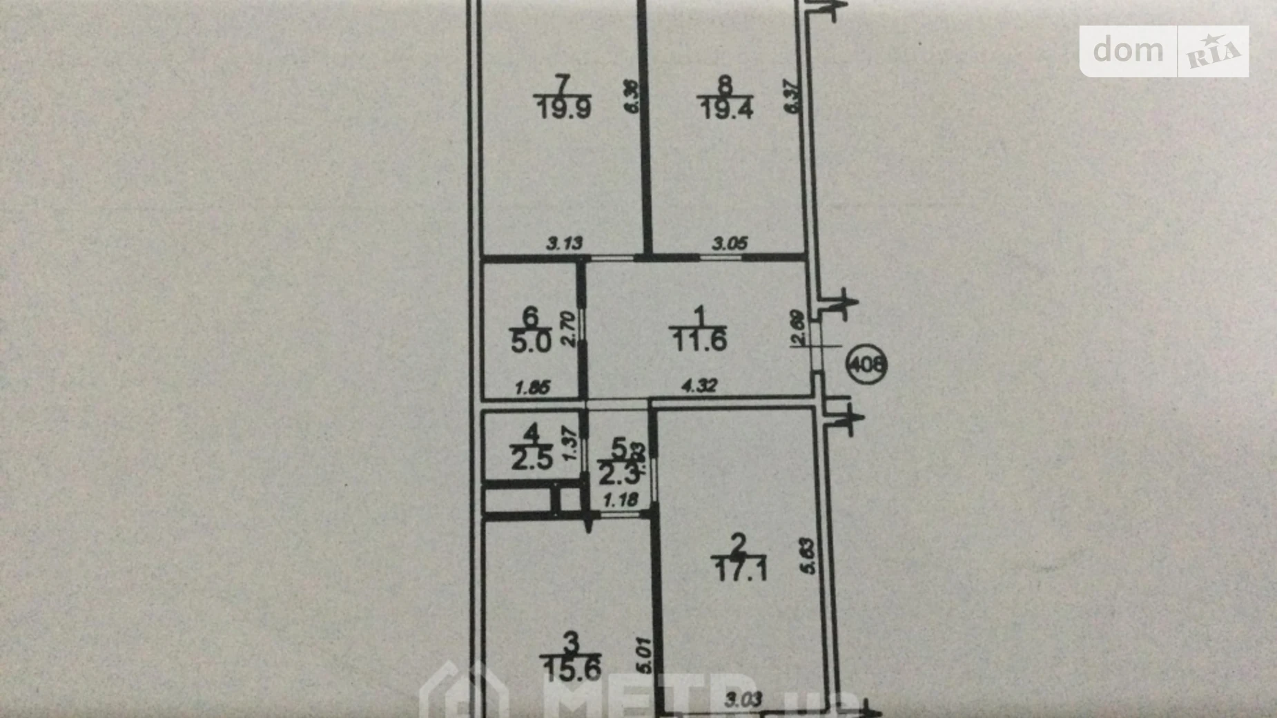 Продается 3-комнатная квартира 96 кв. м в Крыжановка, ул. Академика Сахарова - фото 5