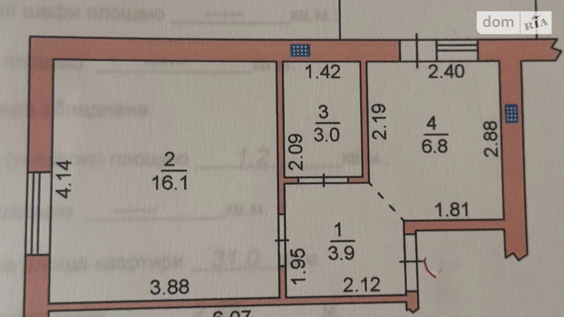 Продається 1-кімнатна квартира 31 кв. м у Чорноморську, вул. Паркова - фото 2