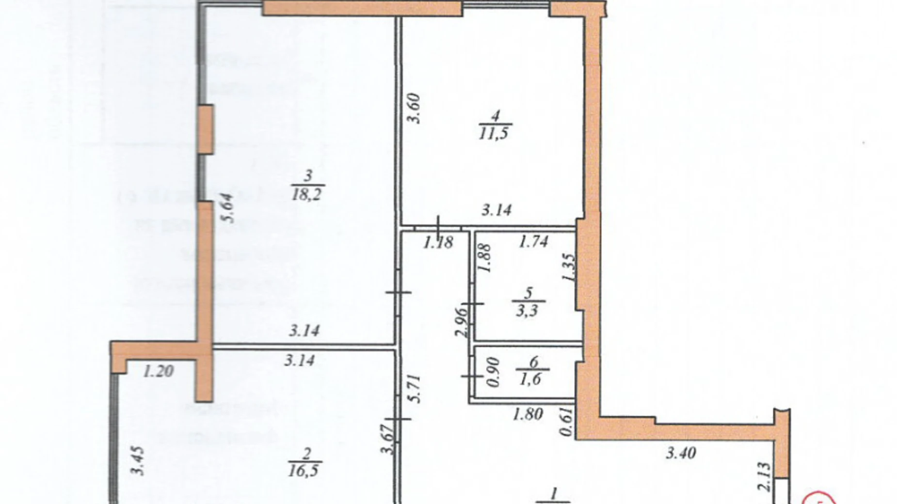 2-комнатная квартира 69.9 кв. м в Тернополе, ул. Госпитальная, 16 - фото 2