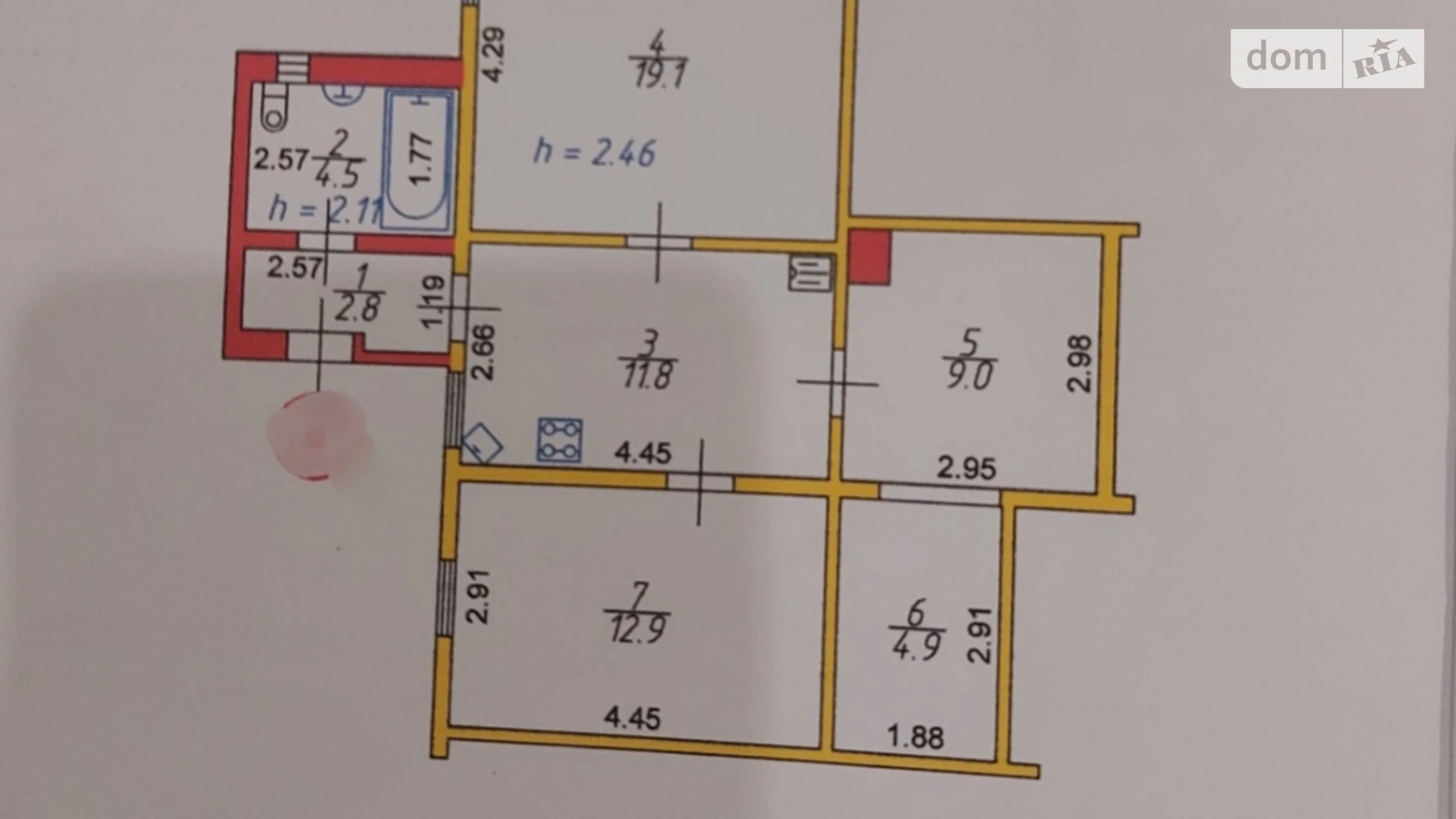 Продається частина будинку 65 кв. м з каміном, цена: 79500 $ - фото 3