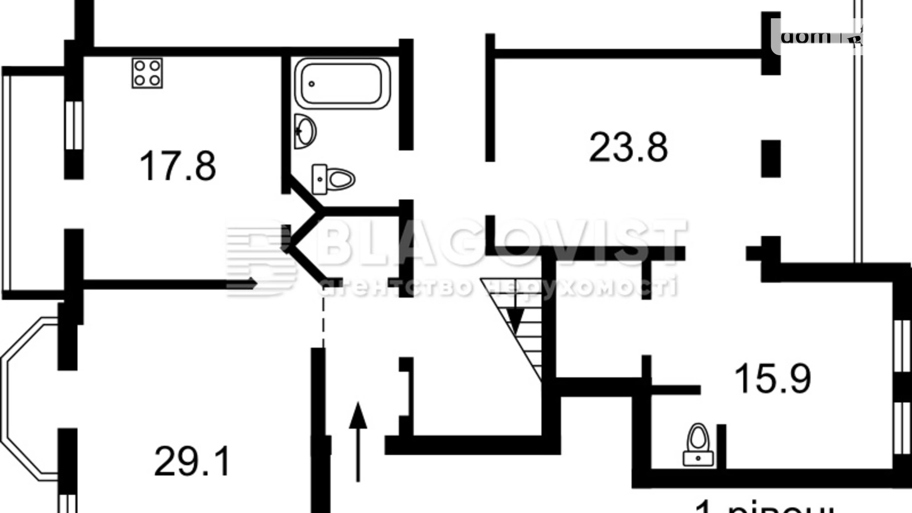 Продается 7-комнатная квартира 326 кв. м в Киеве, ул. Институтская, 13/4 - фото 4
