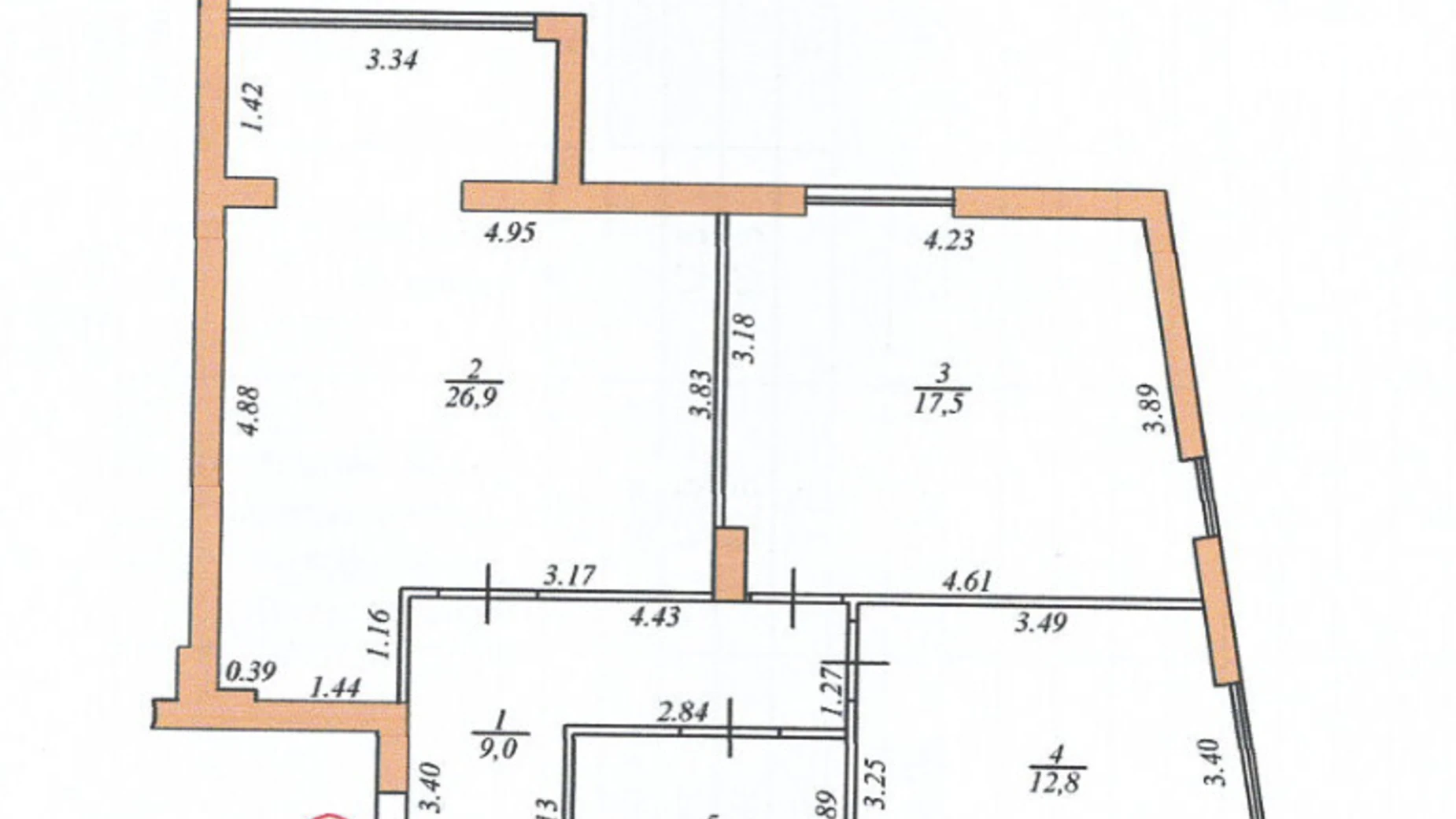 2-комнатная квартира 71.4 кв. м в Тернополе, цена: 98318 $ - фото 2
