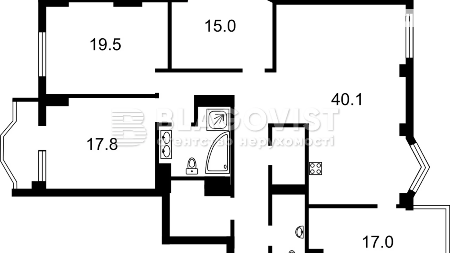 Продается 4-комнатная квартира 151 кв. м в Киеве, цена: 170000 $ - фото 2