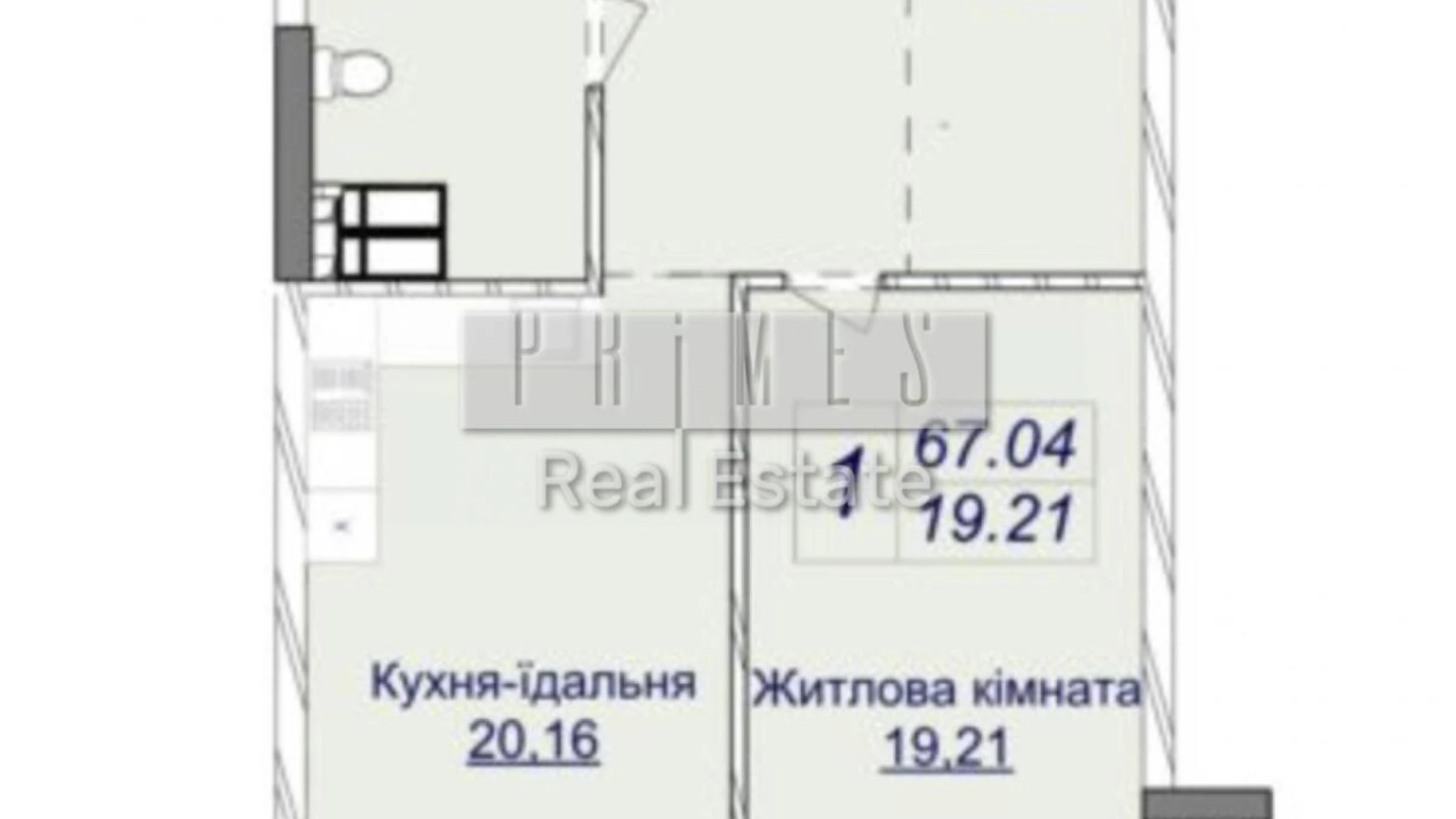 Продается 1-комнатная квартира 67 кв. м в Киеве, ул. Андрея Верхогляда(Драгомирова), 3 - фото 2