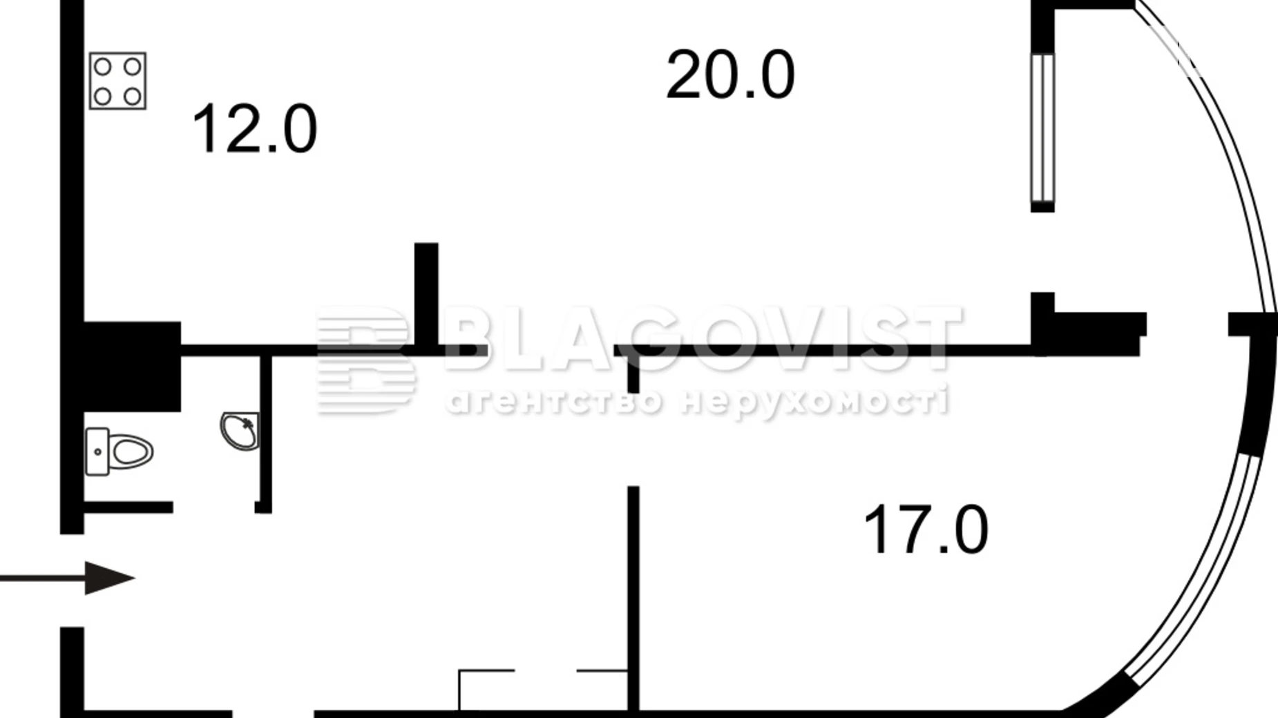 Продается 2-комнатная квартира 93 кв. м в Киеве, ул. Генерала Шаповала(Механизаторов), 2А - фото 4