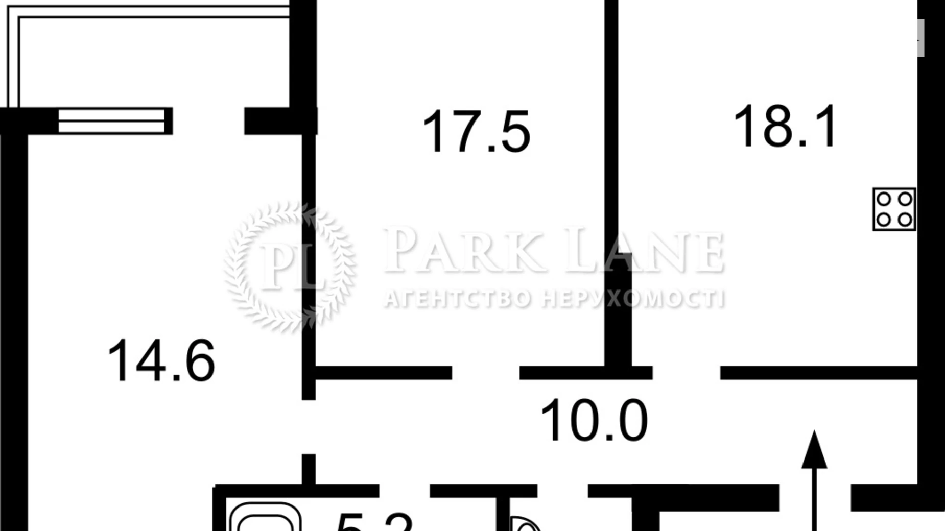 Продается 1-комнатная квартира 44 кв. м в Киеве, просп. Воздушных Сил(Воздухофлотский), 56 - фото 2
