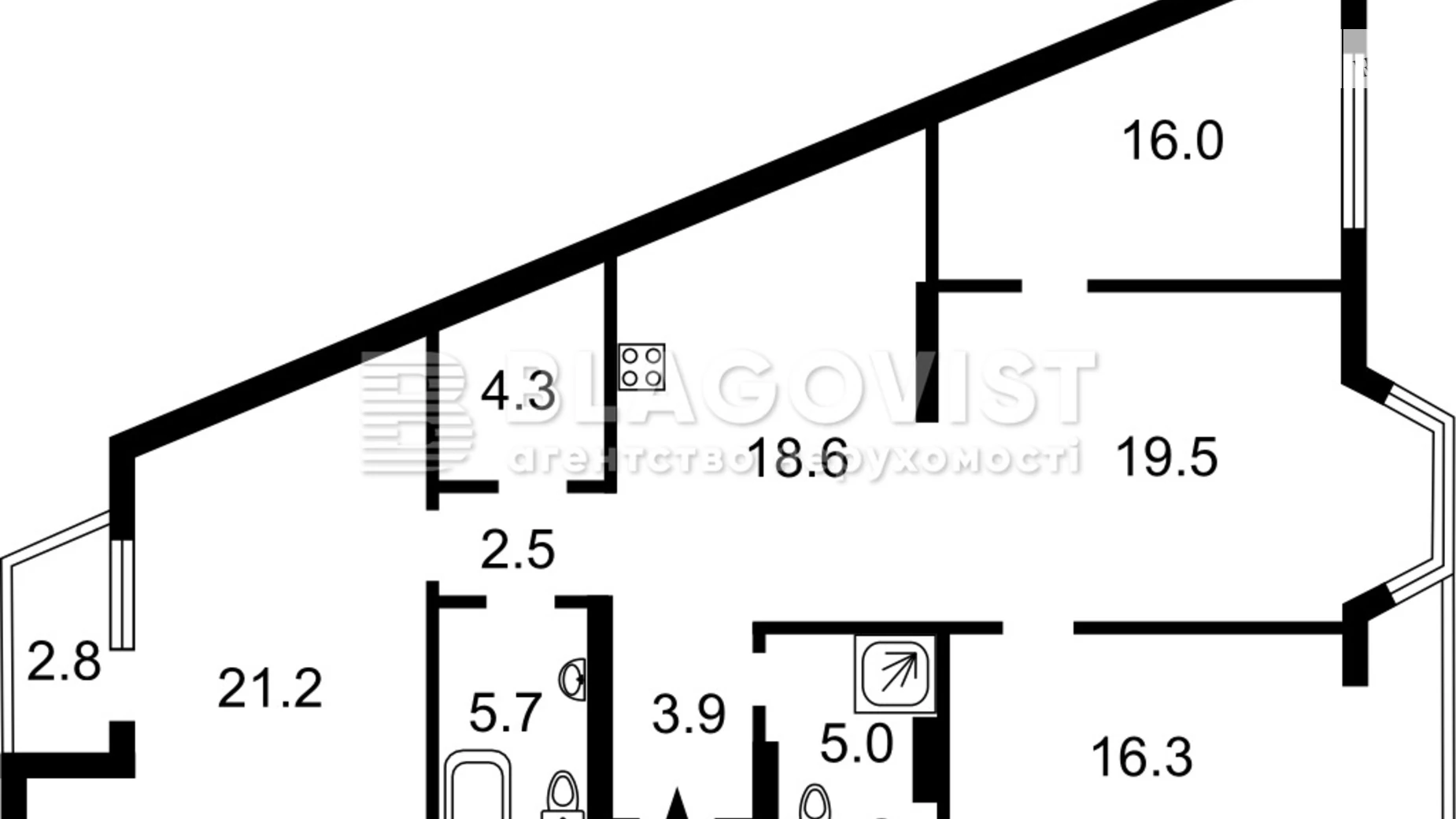 Продается 4-комнатная квартира 116 кв. м в Киеве, цена: 350000 $ - фото 2