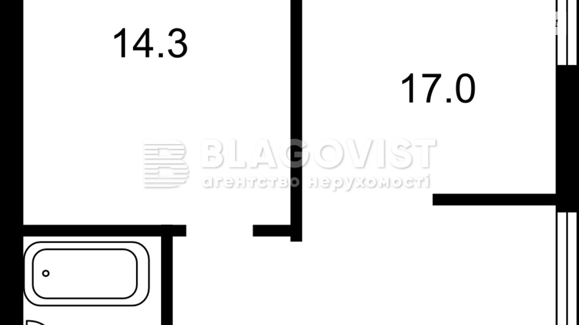 Продается 100-комнатная квартира 41 кв. м в Киеве, ул. Михаила Максимовича, 26Д - фото 3
