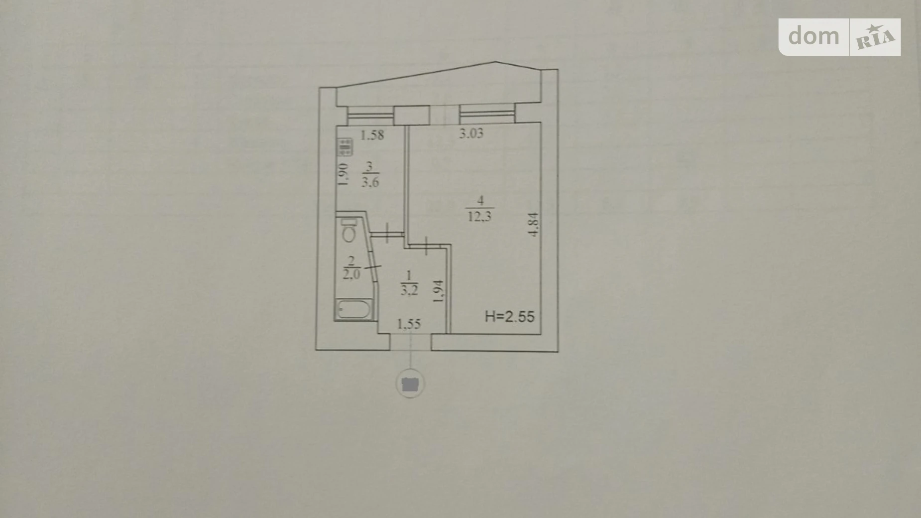 Продається 1-кімнатна квартира 25 кв. м у Києві, вул. Юрія Іллєнка, 89 - фото 3