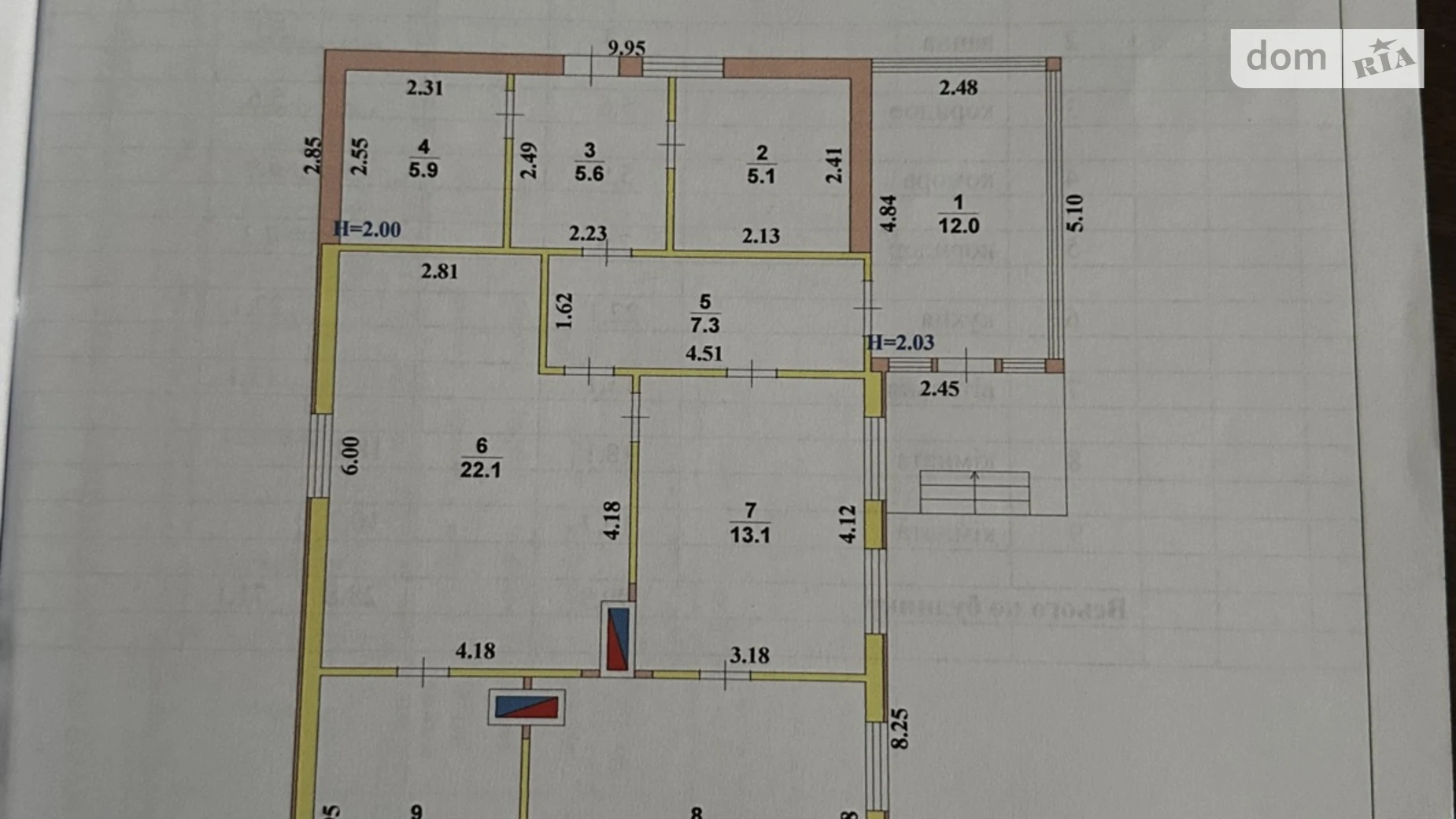 Продается одноэтажный дом 99.9 кв. м с камином, цена: 44800 $ - фото 3