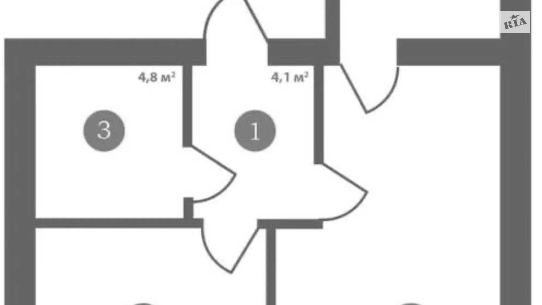 Продається 1-кімнатна квартира 38 кв. м у Ірпені, вул. Гайдамацька, 17 - фото 2