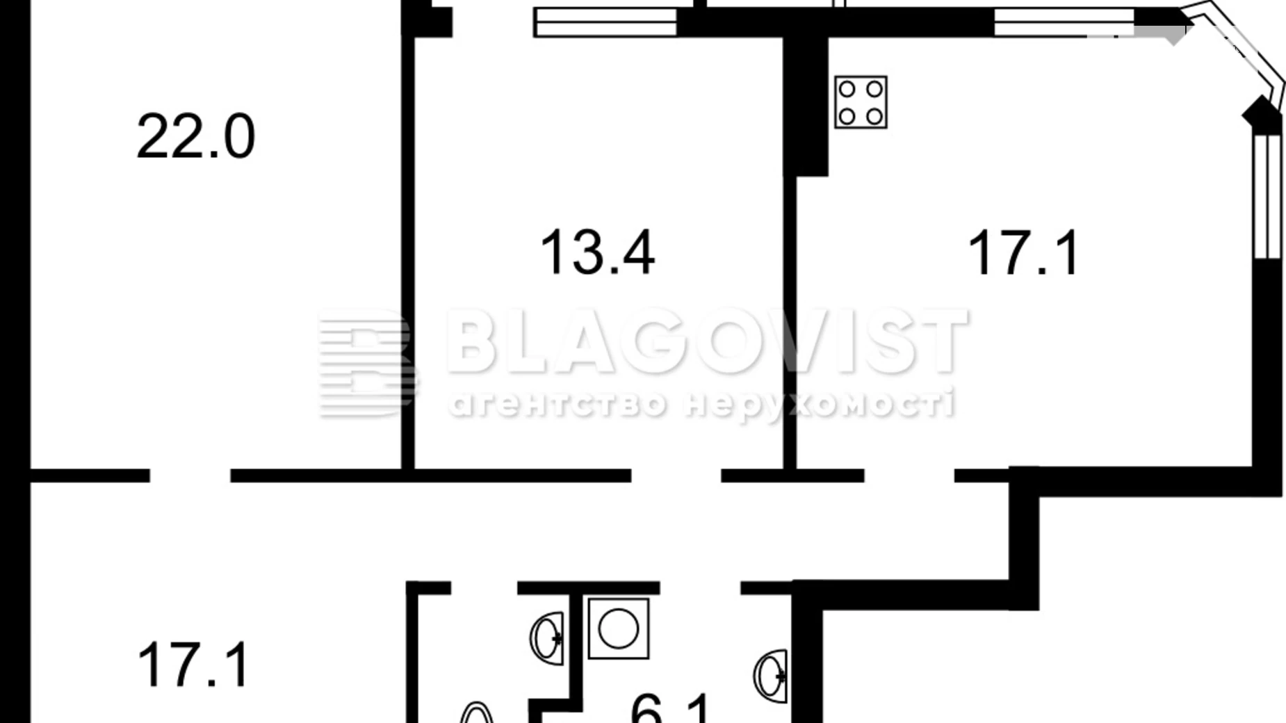 Продается 2-комнатная квартира 82 кв. м в Киеве, цена: 185000 $ - фото 2