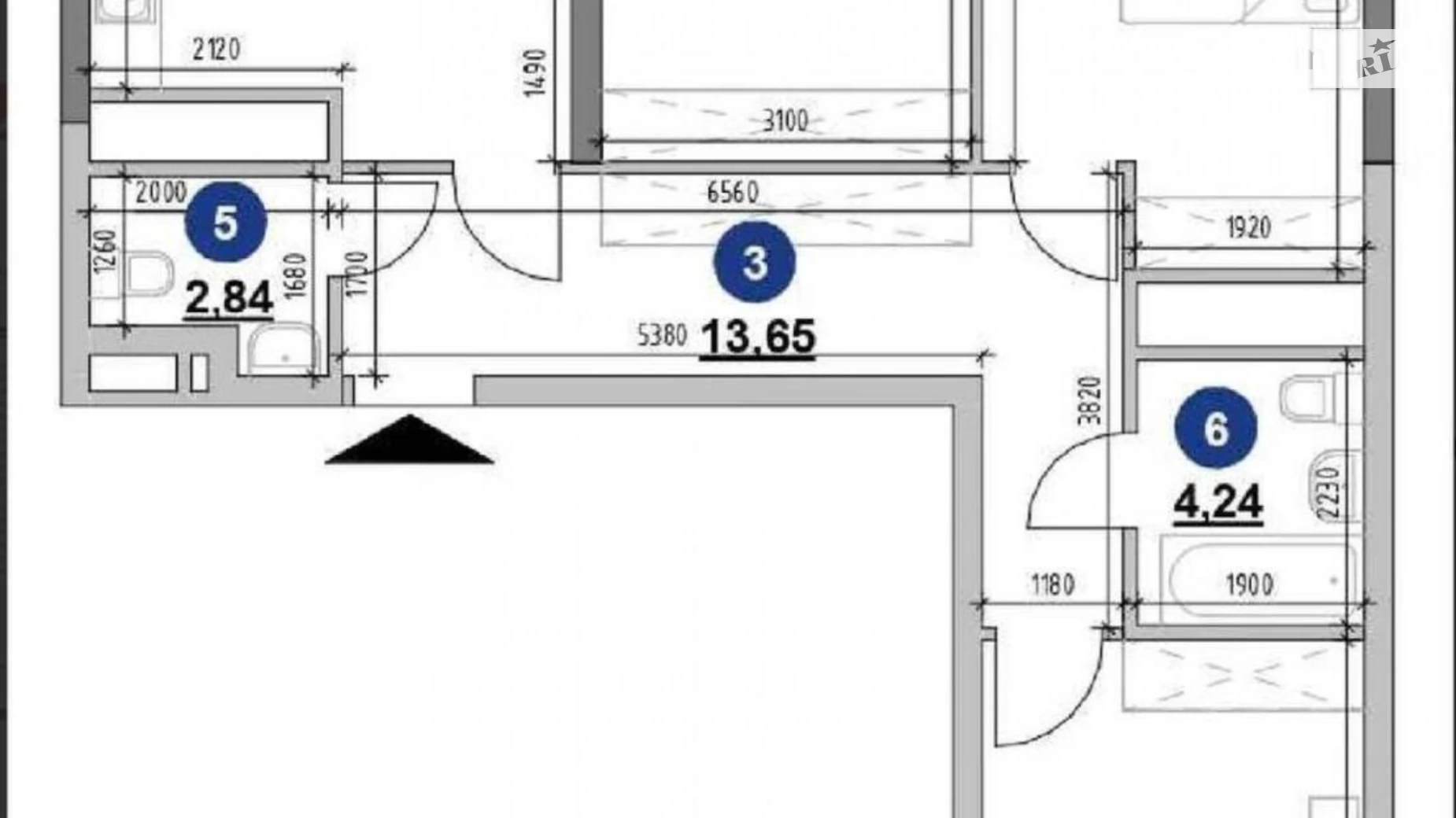 Продается 3-комнатная квартира 101.4 кв. м в Киеве, ул. Андрея Верхогляда(Драгомирова), 30 - фото 4