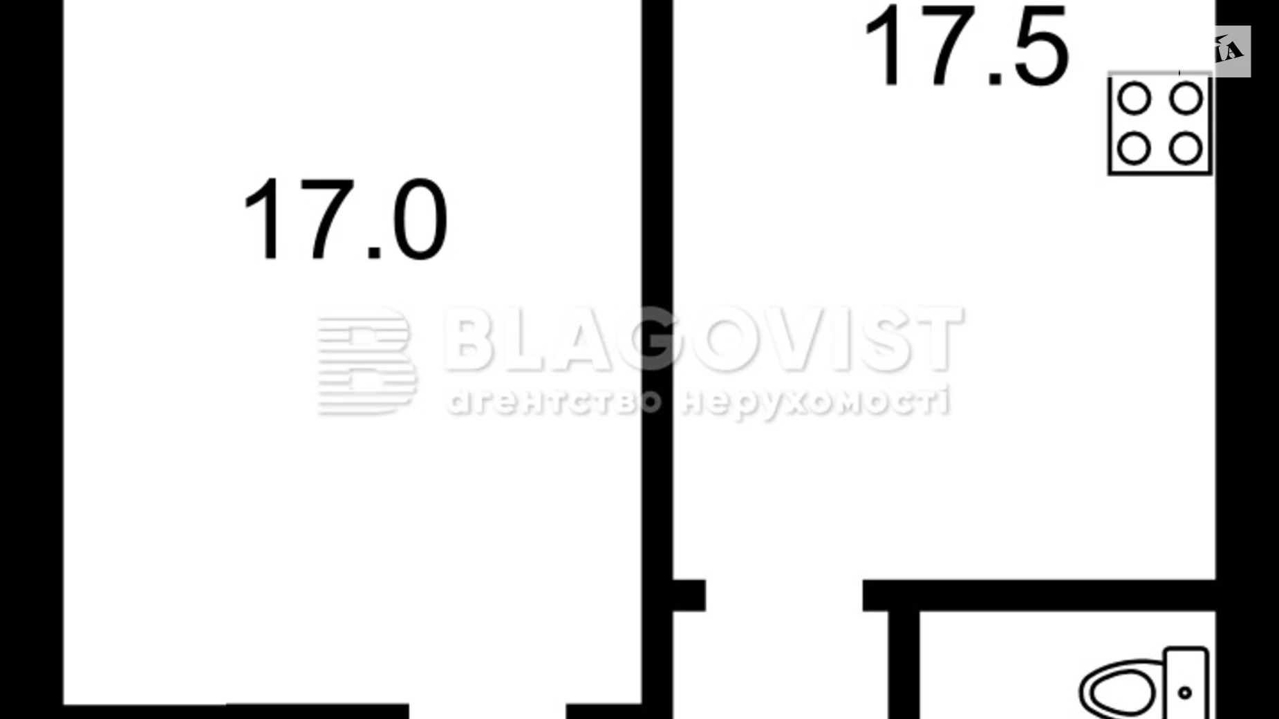 Продается 1-комнатная квартира 52 кв. м в Киеве, ул. Мокрая(Кудряшова), 8 - фото 4